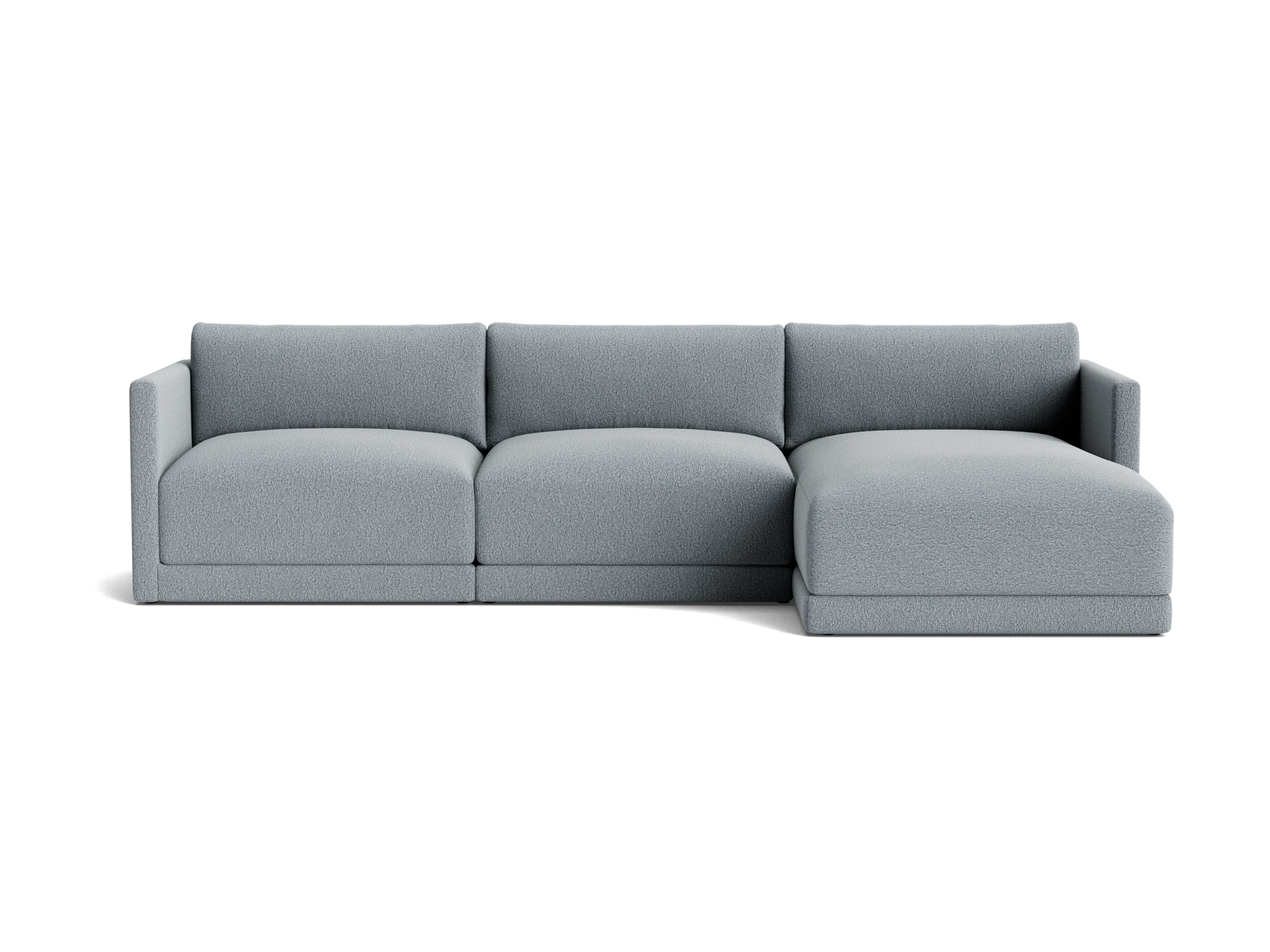 maurice modular chaise sectional synergy pewter