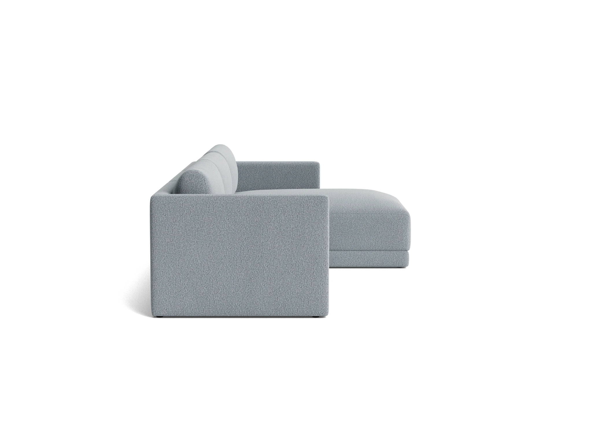 maurice modular chaise sectional synergy pewter