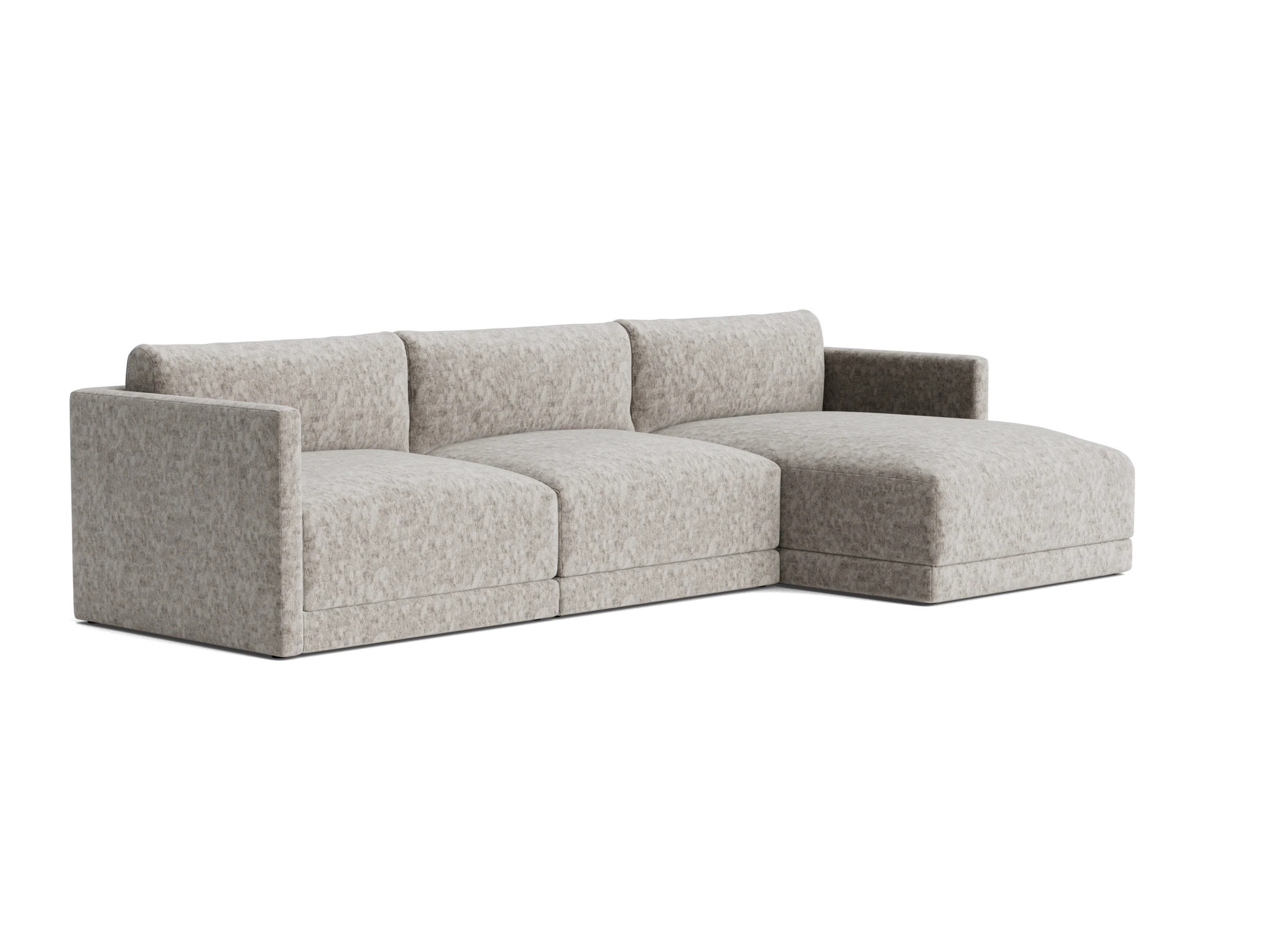maurice modular chaise sectional prime stone