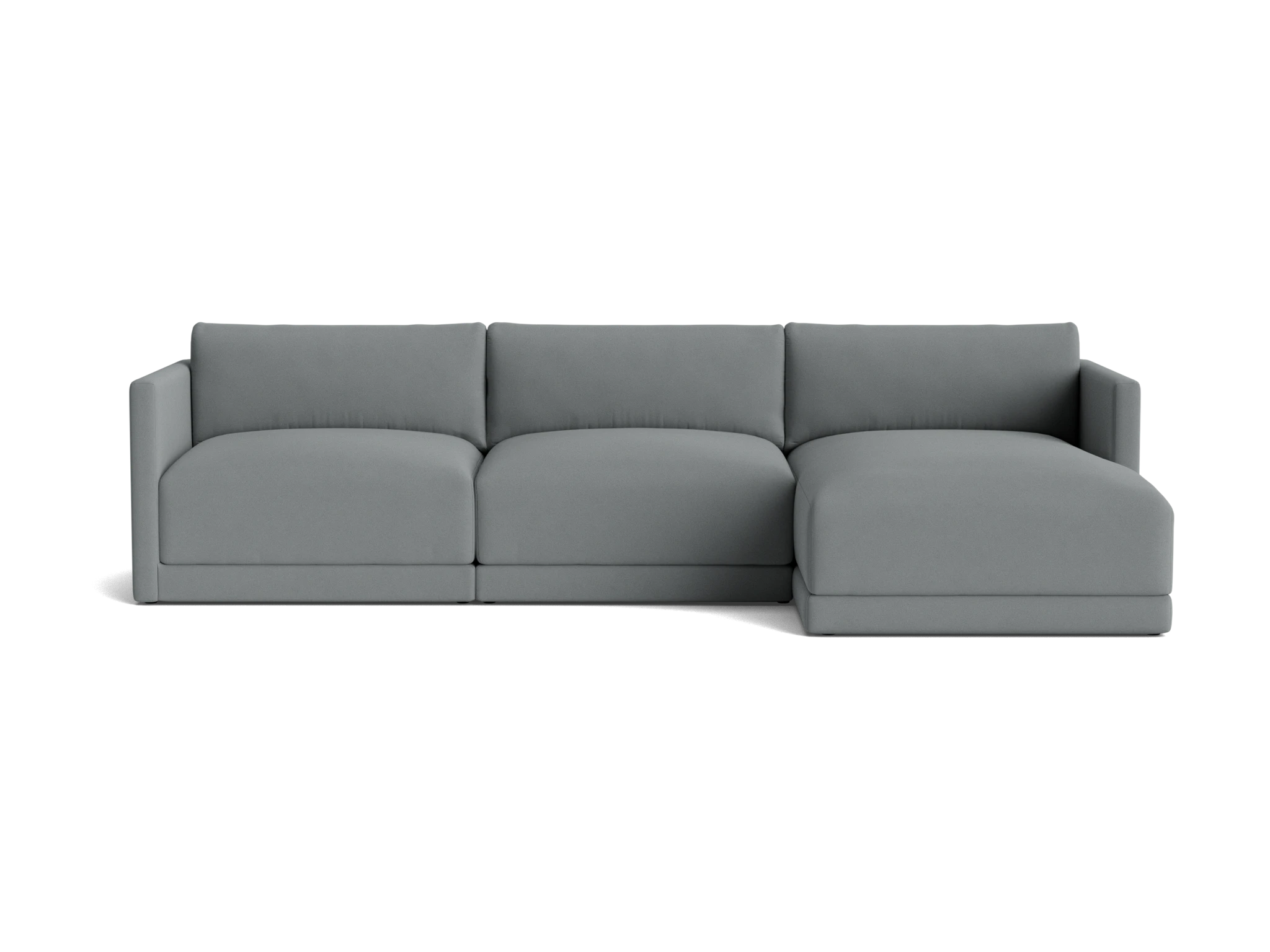 maurice modular chaise sectional royale ash