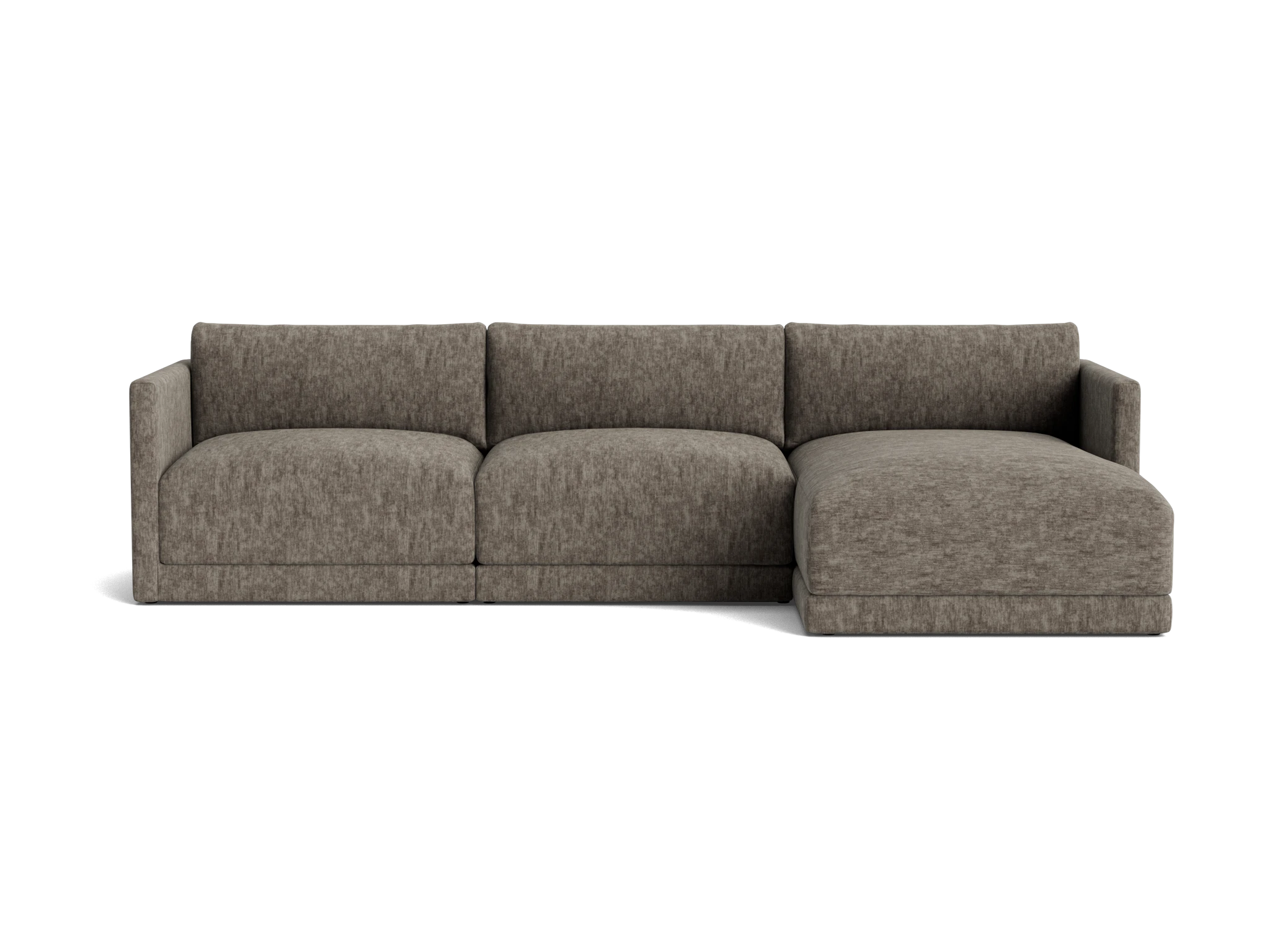 maurice modular chaise sectional crave mocha latte