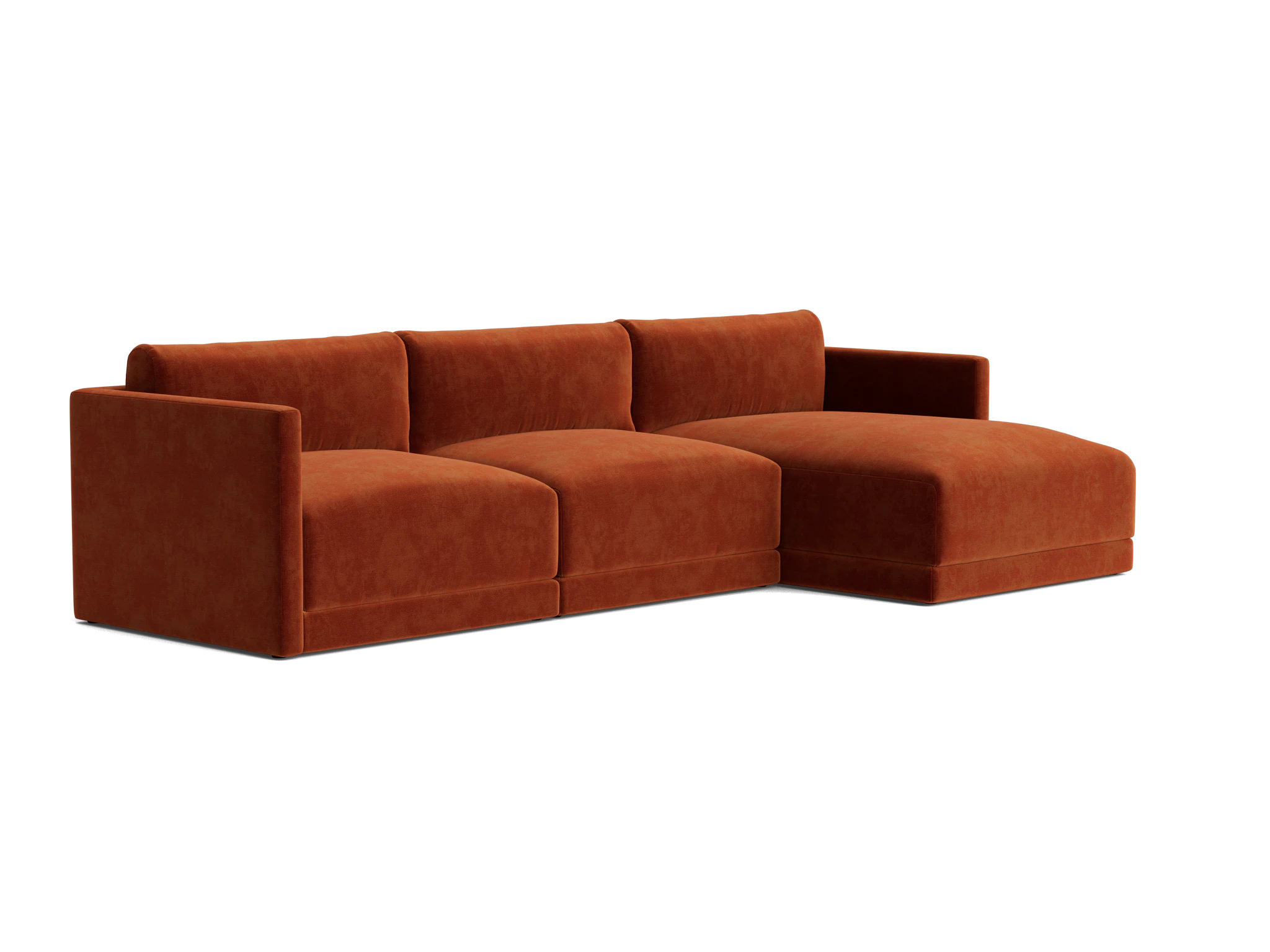 maurice modular chaise sectional harper cinnamon