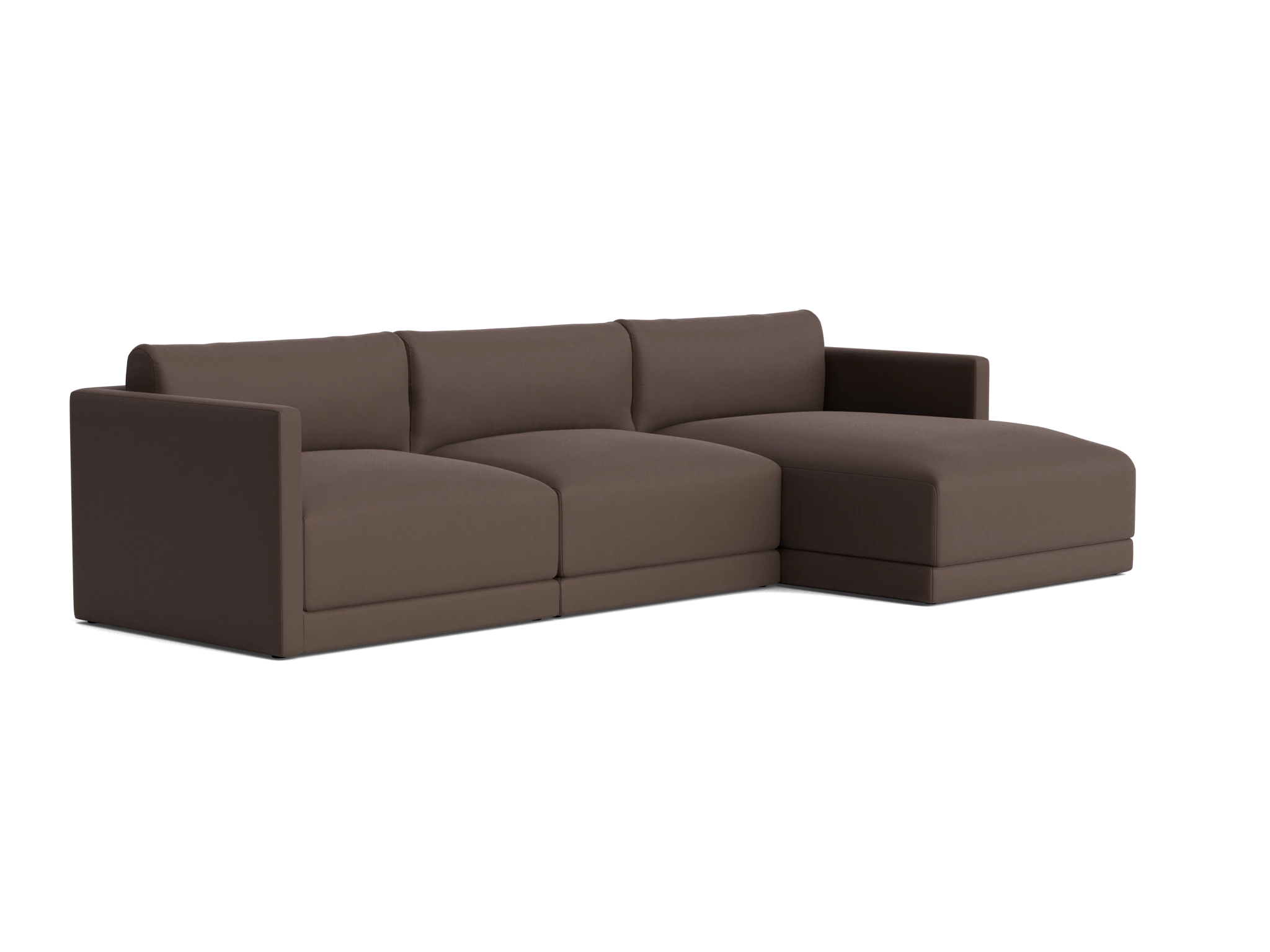 maurice modular chaise sectional washed california shadow