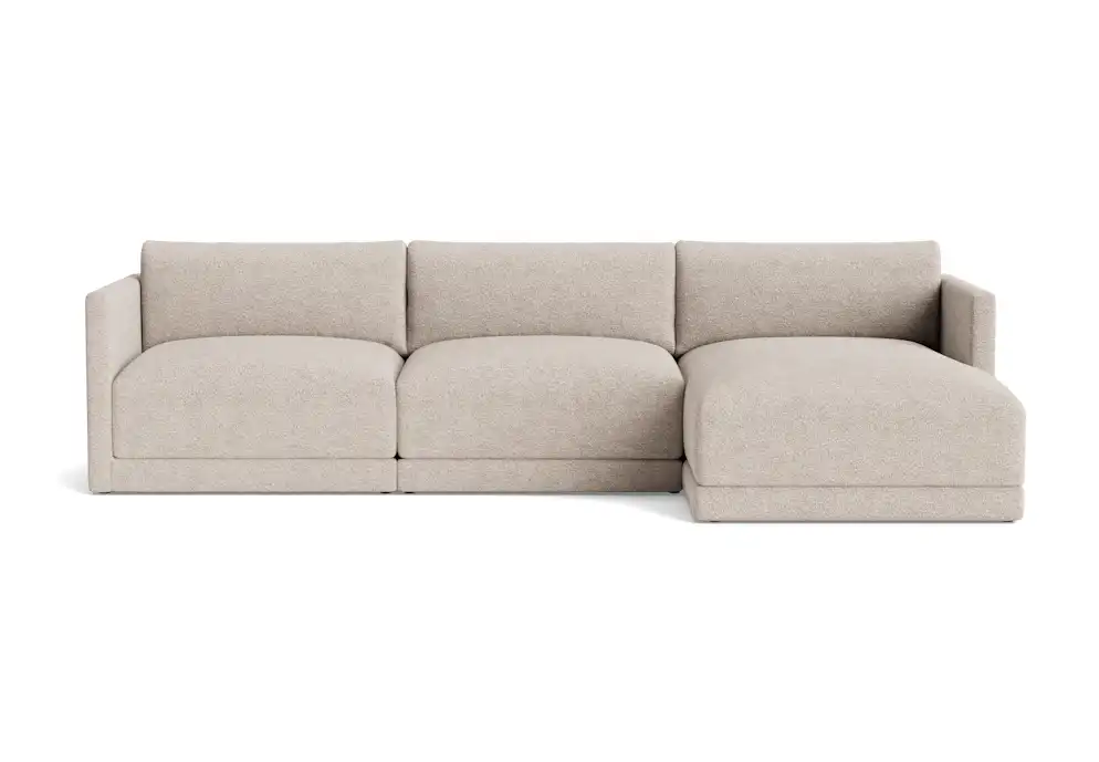maurice modular chaise sectional borough cotton