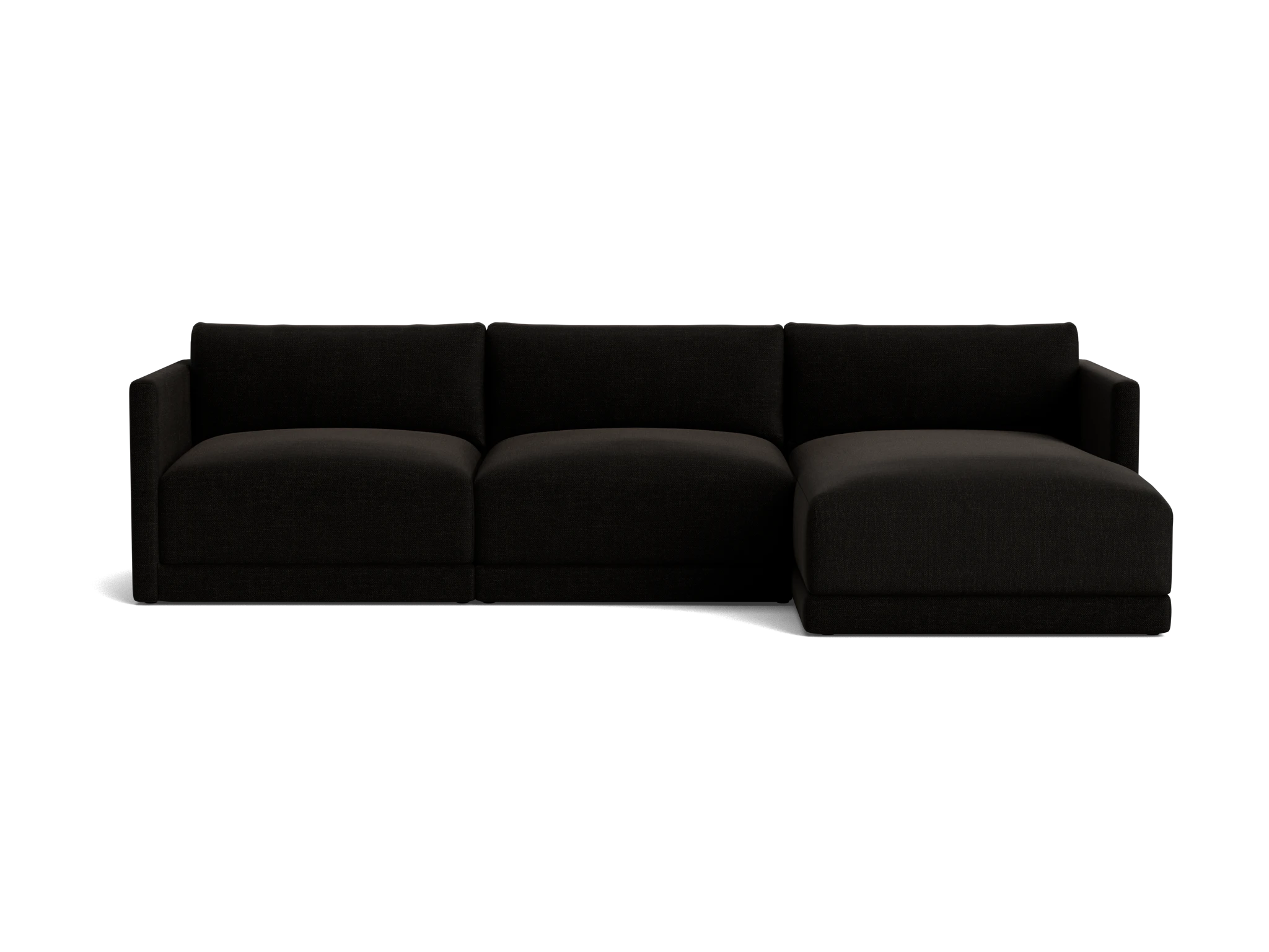 maurice modular chaise sectional milo onyx