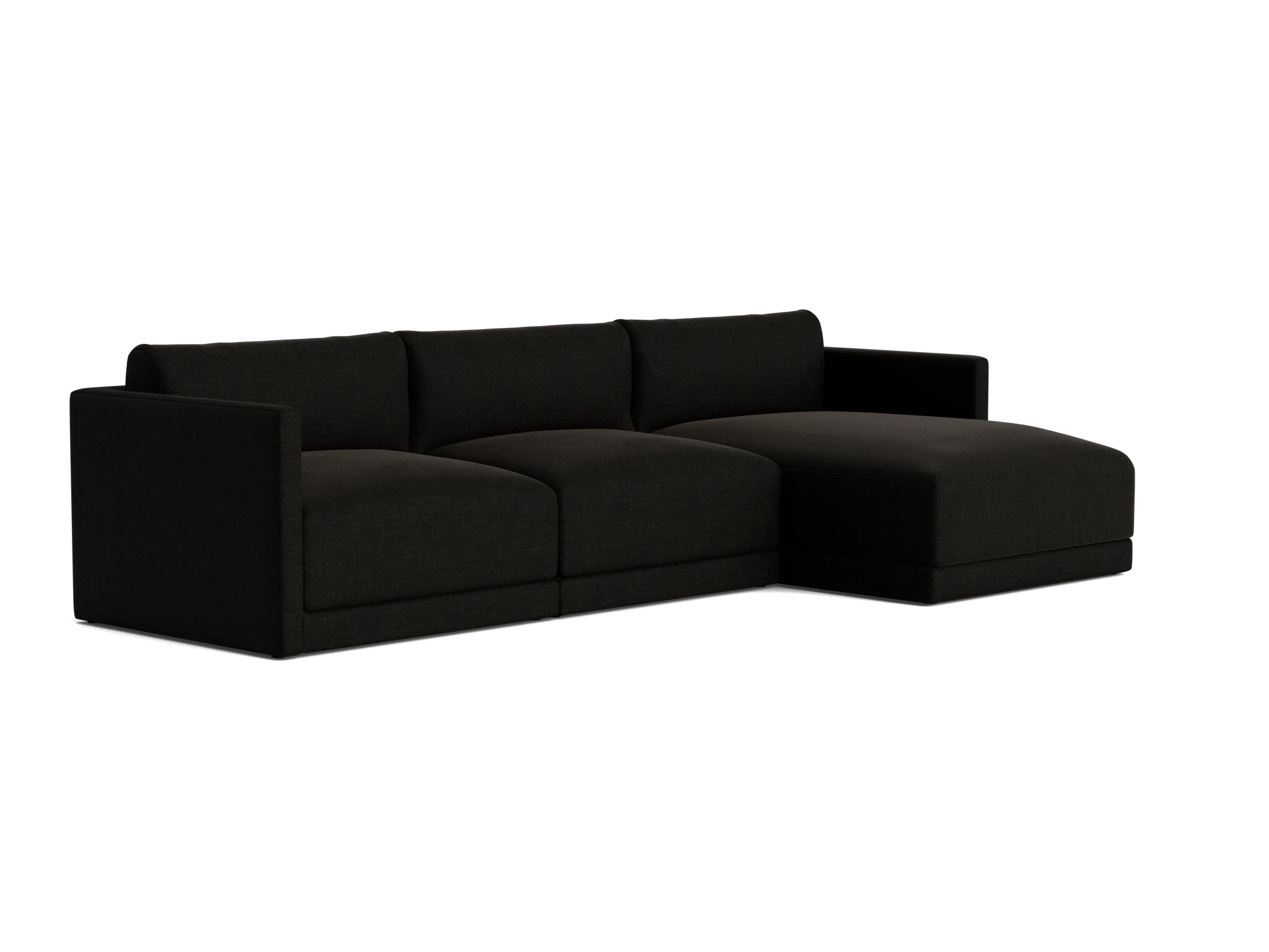 maurice modular chaise sectional milo onyx