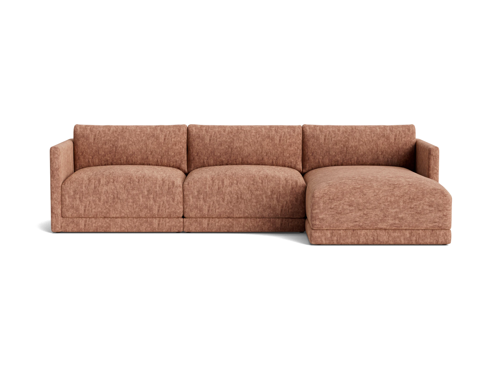 maurice modular chaise sectional crave pantone mocha mousse