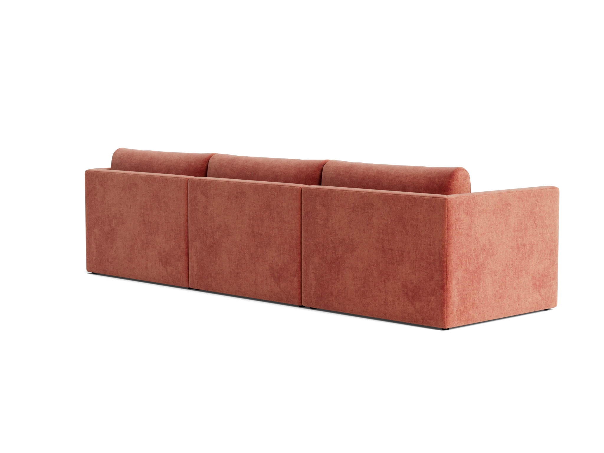 maurice modular sofa plush terra rose