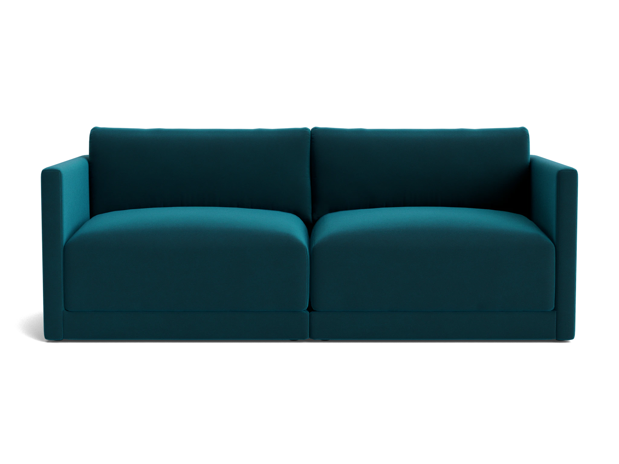 maurice modular loveseat royale peacock