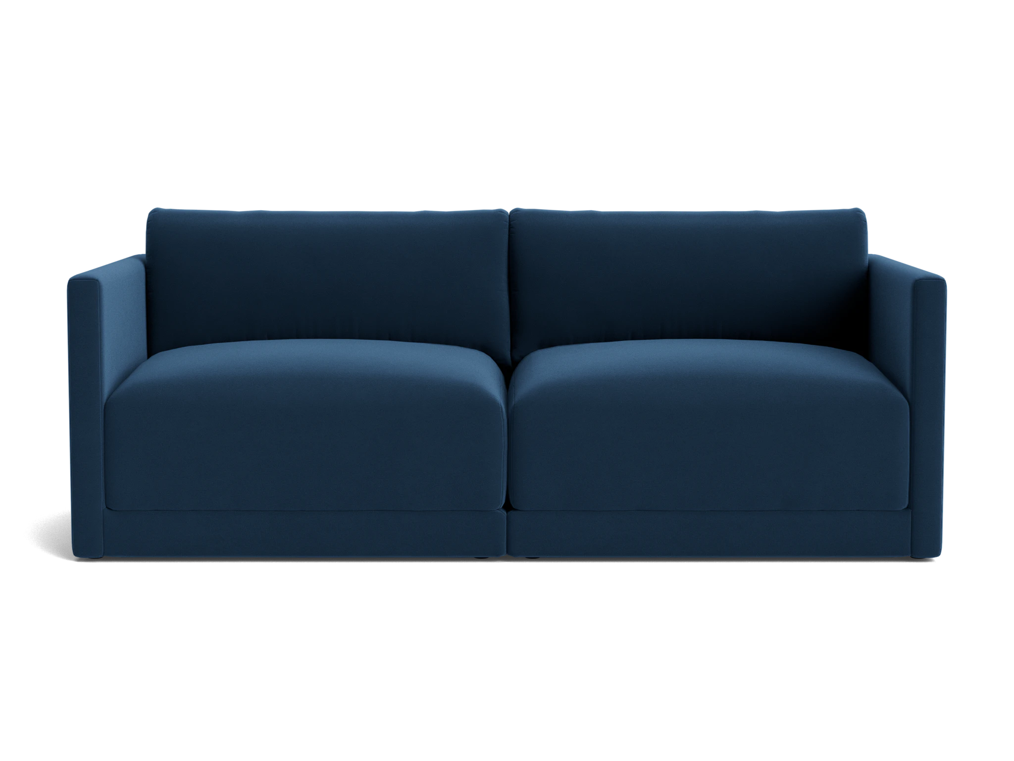 maurice modular loveseat royale cobalt