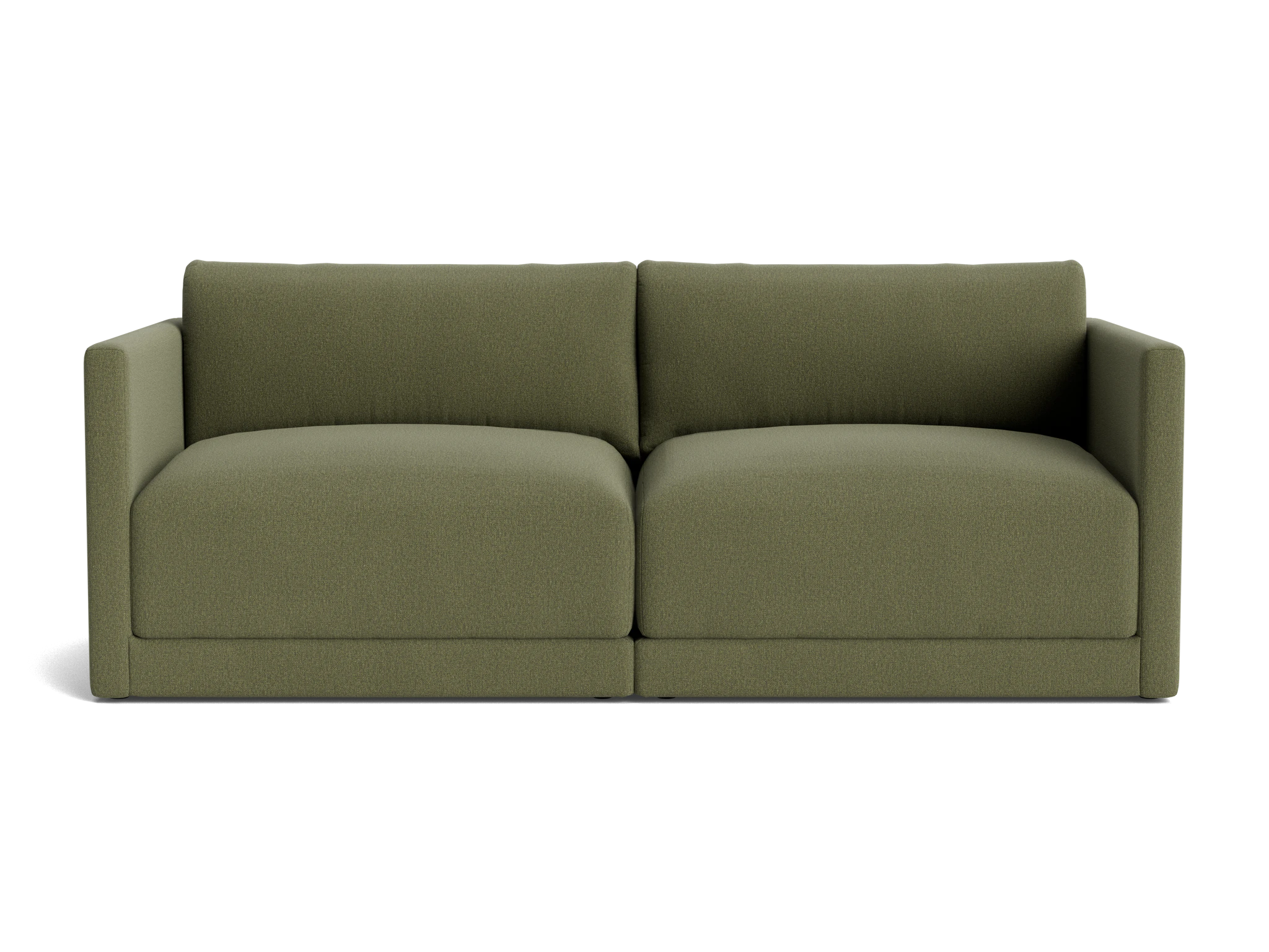 maurice modular loveseat faithful olive