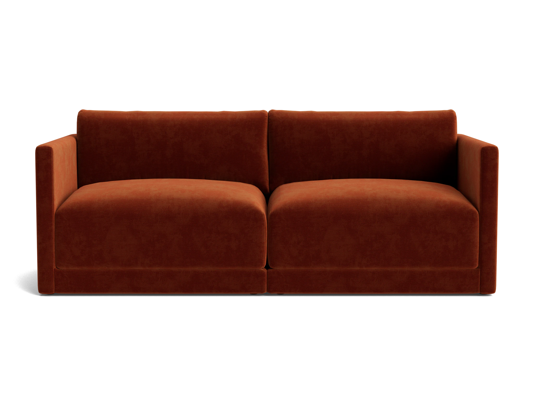 maurice modular loveseat harper cinnamon