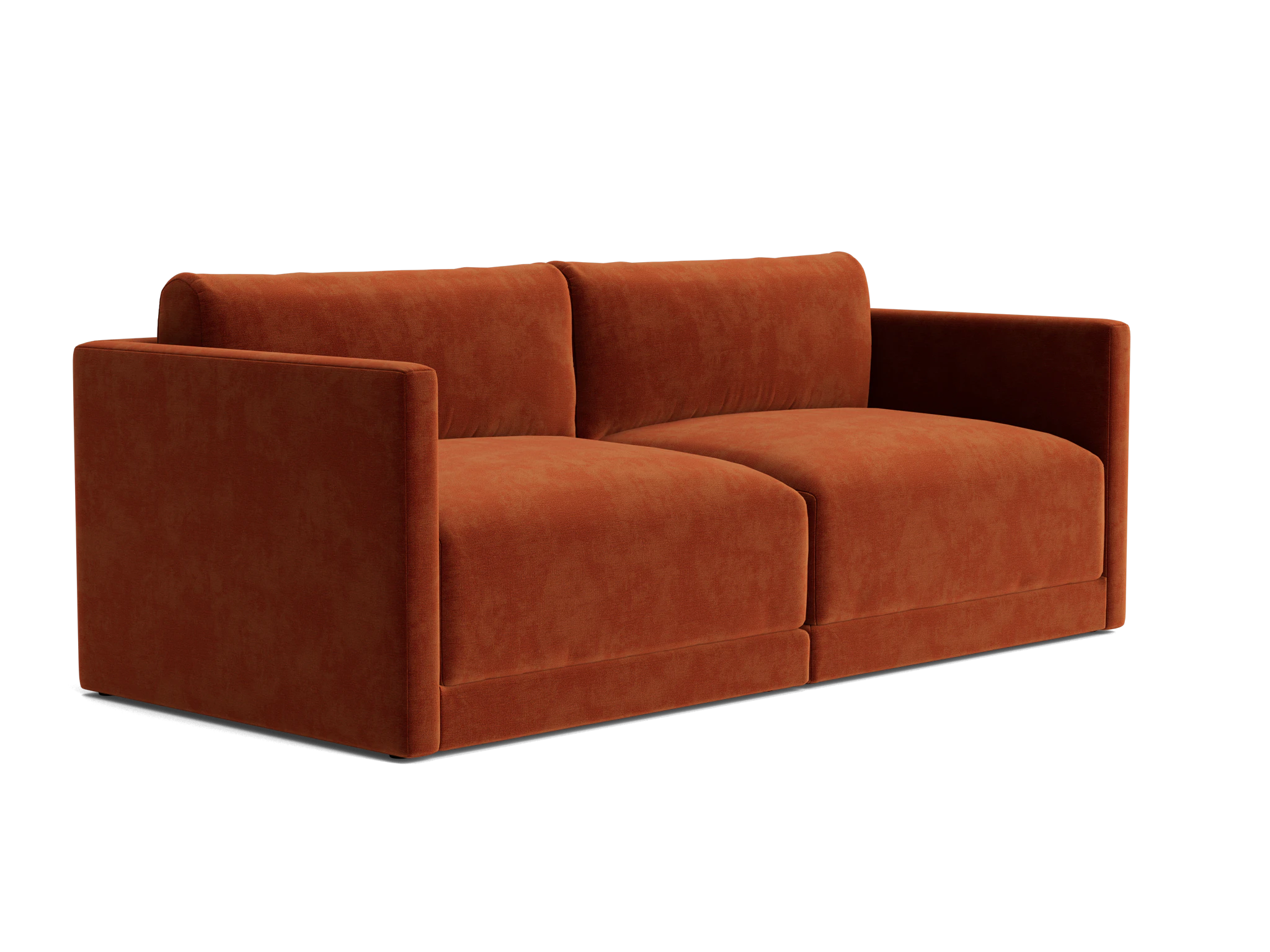 maurice modular loveseat harper cinnamon