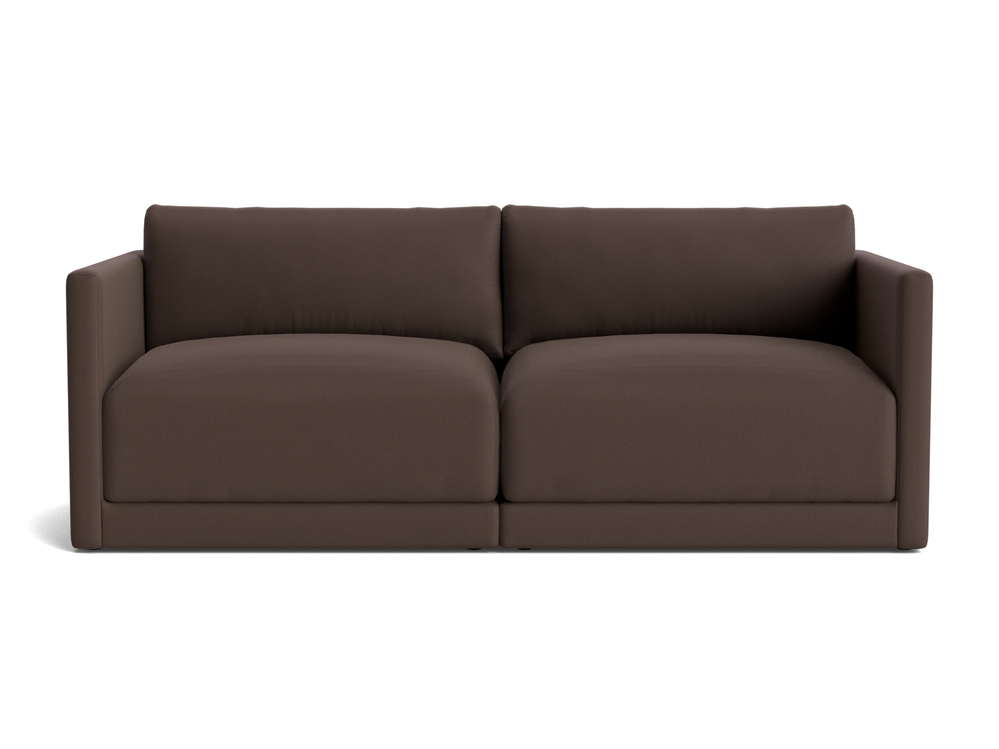 maurice modular loveseat washed california shadow