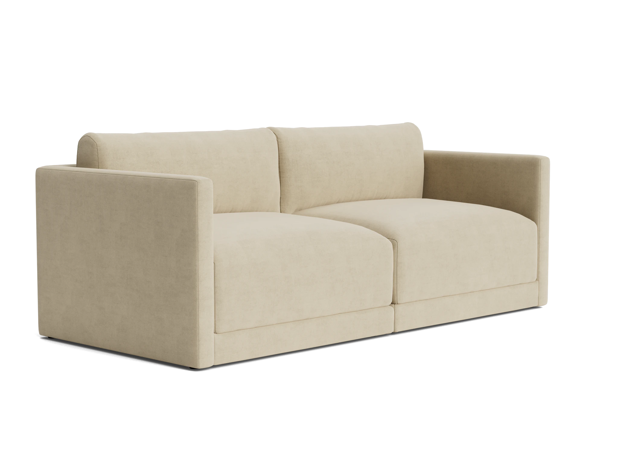maurice modular loveseat royale sand