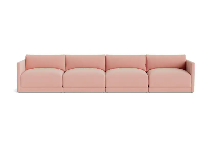maurice modular grand sofa royale blush