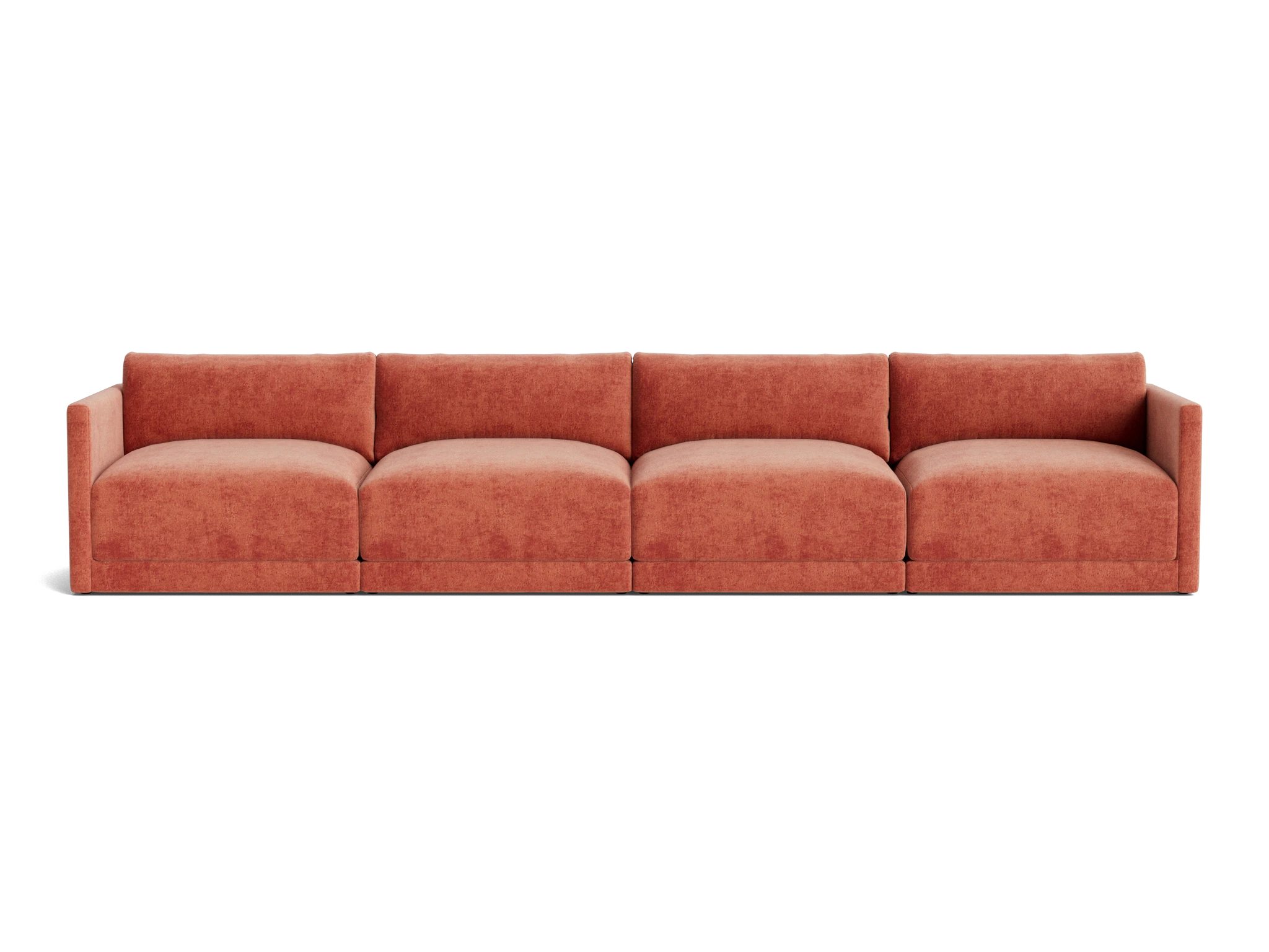 maurice modular grand sofa plush terra rose