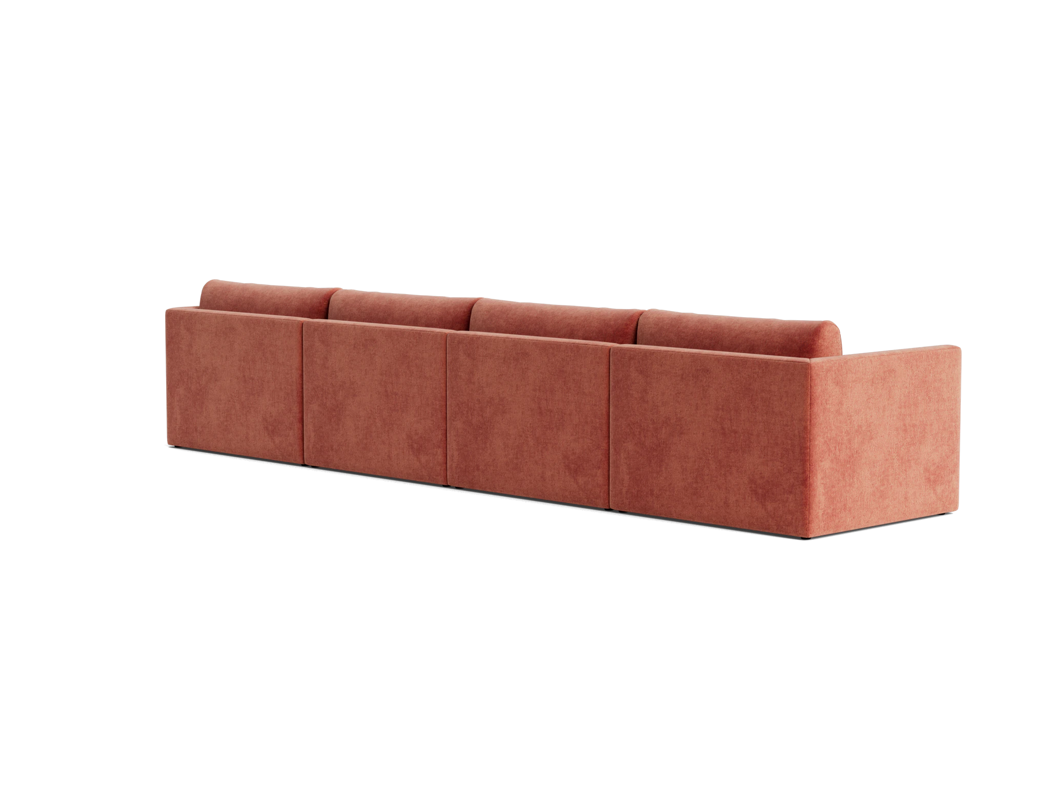 maurice modular grand sofa plush terra rose
