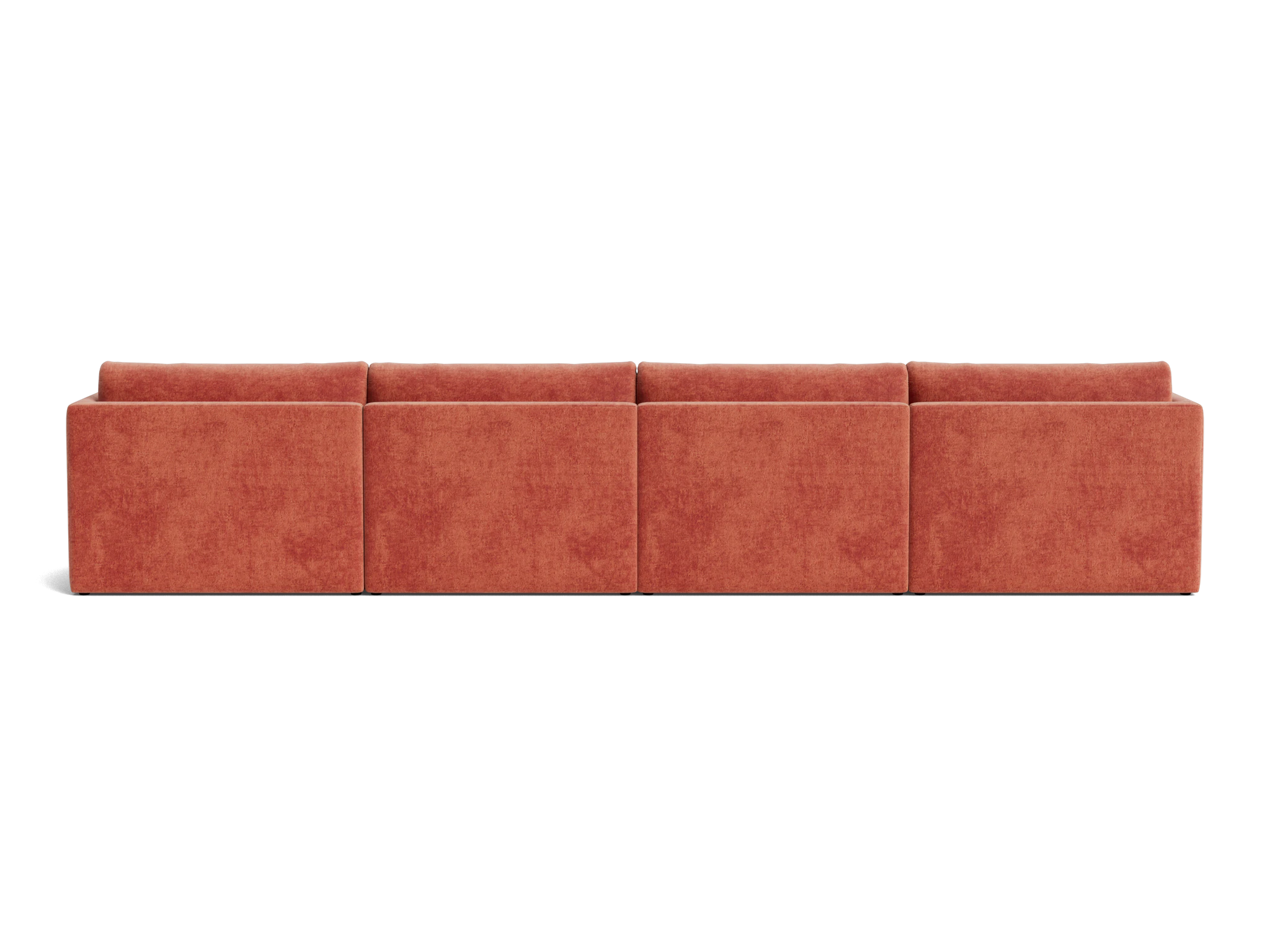 maurice modular grand sofa plush terra rose