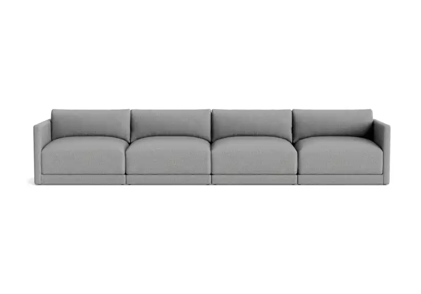 maurice modular grand sofa taylor felt gray