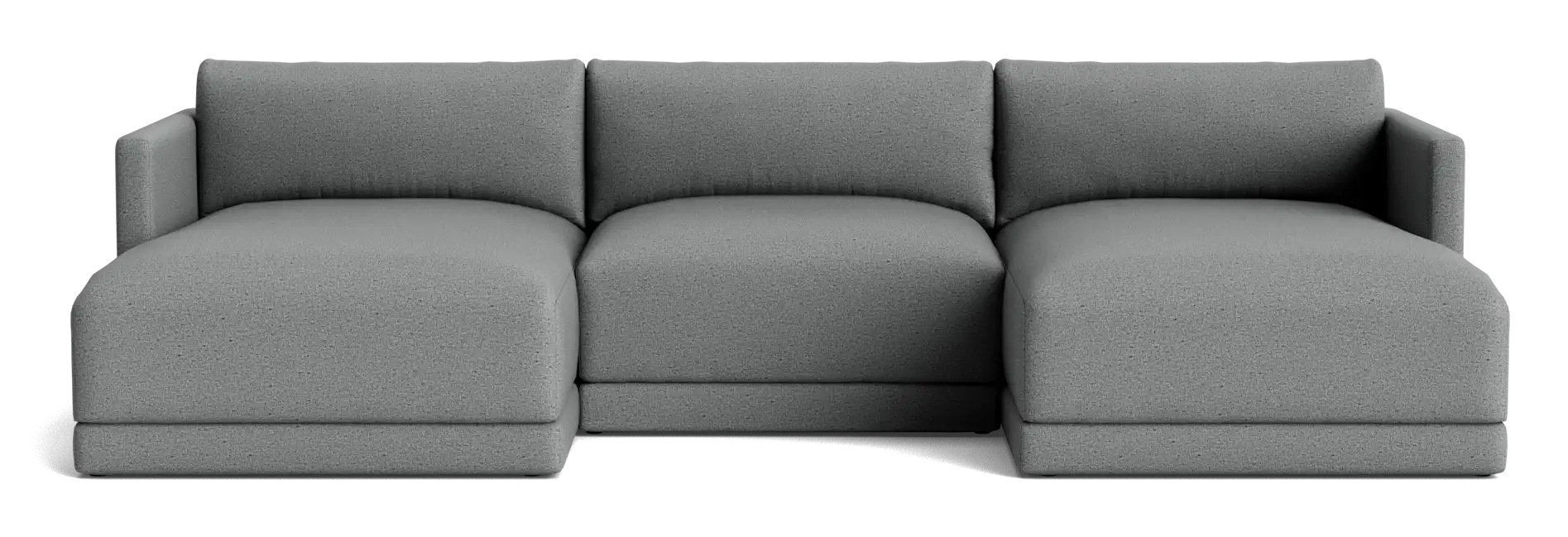 maurice modular chaise sectional essence ash