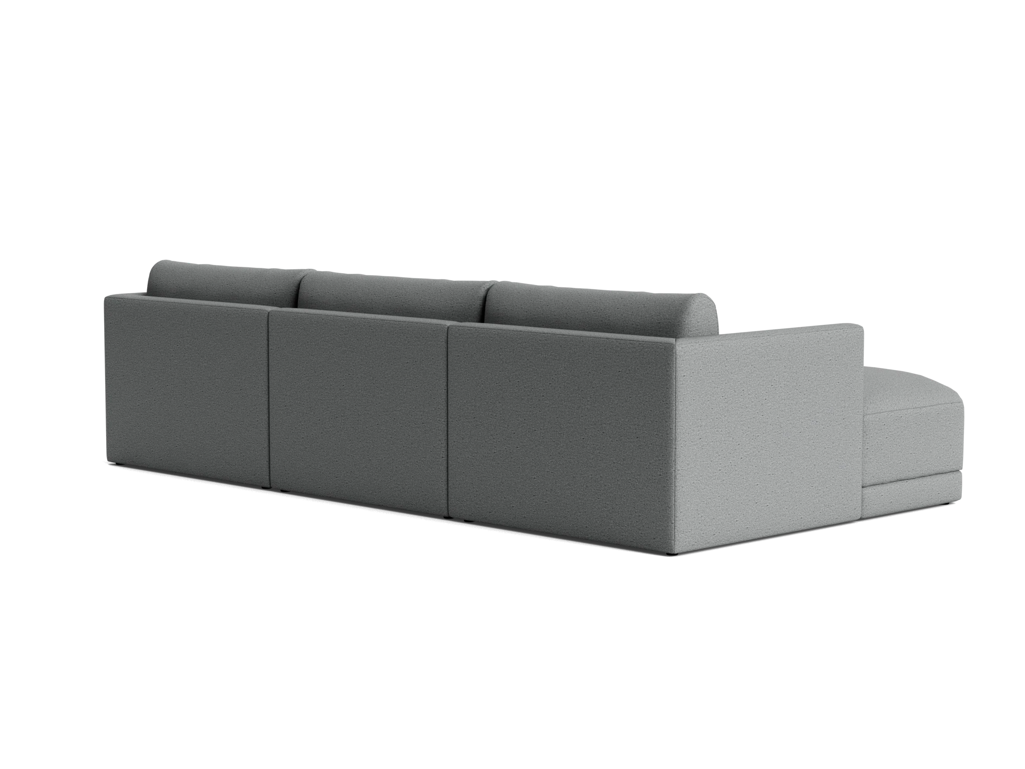 maurice modular chaise sectional essence ash