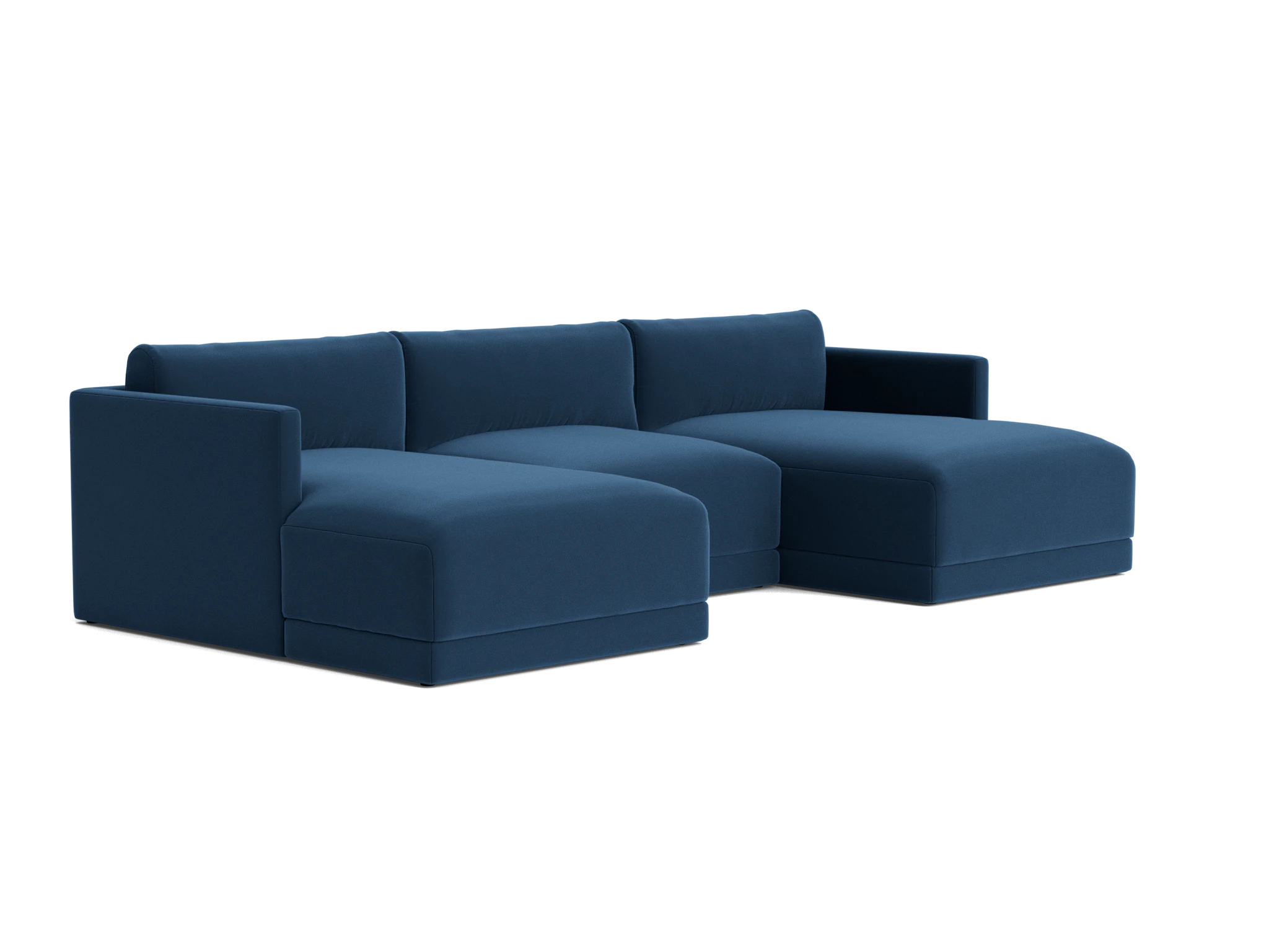 maurice modular chaise sectional royale cobalt