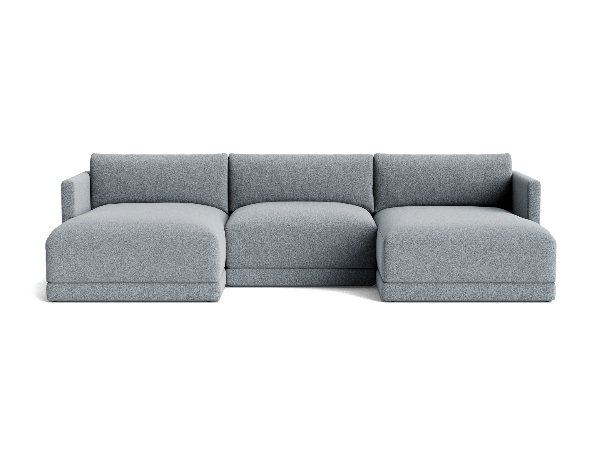 maurice modular chaise sectional synergy pewter