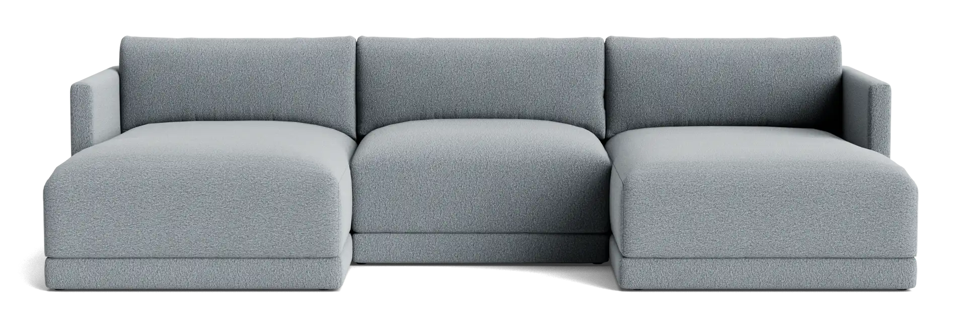 maurice modular chaise sectional synergy pewter