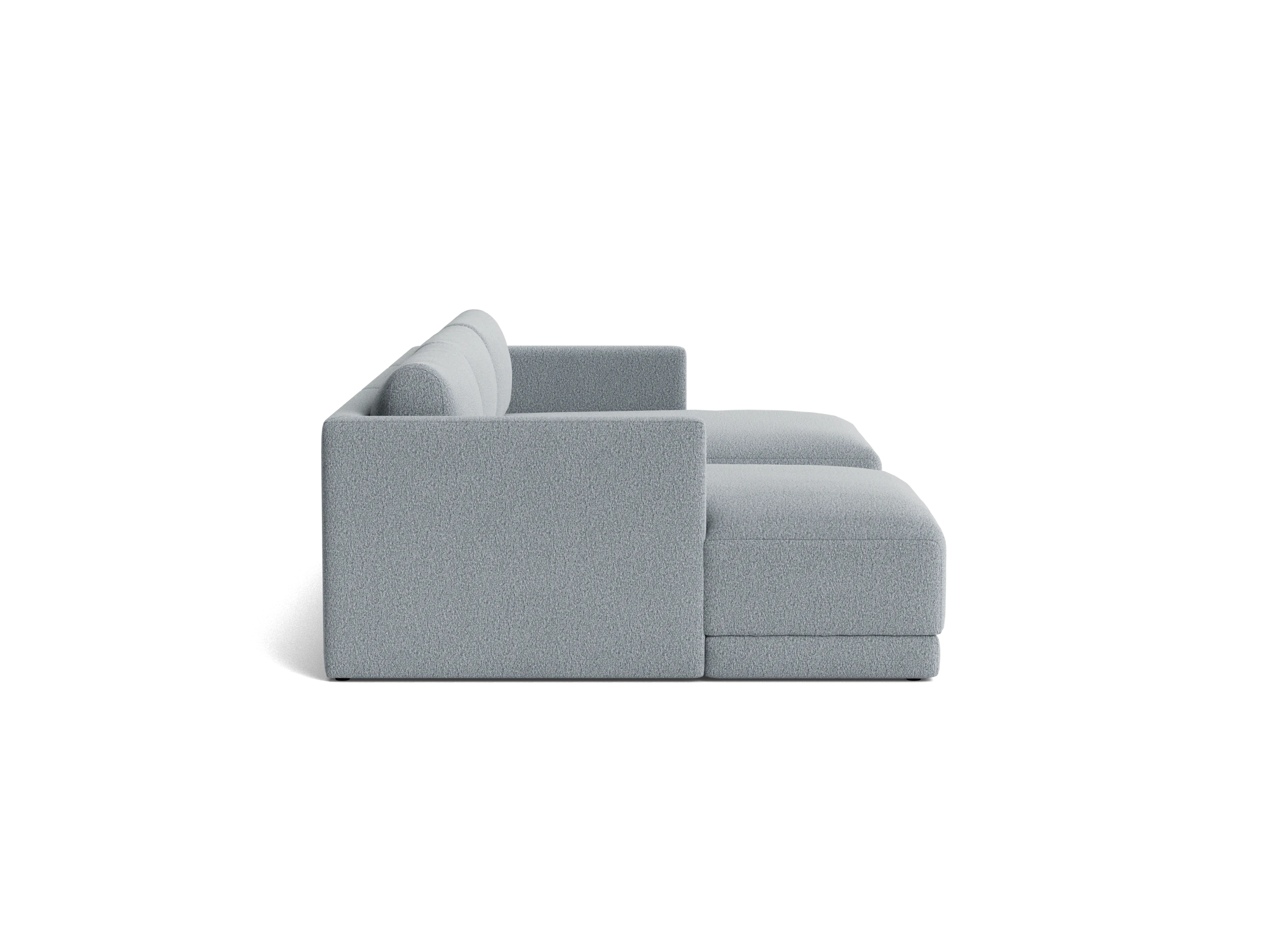 maurice modular chaise sectional synergy pewter