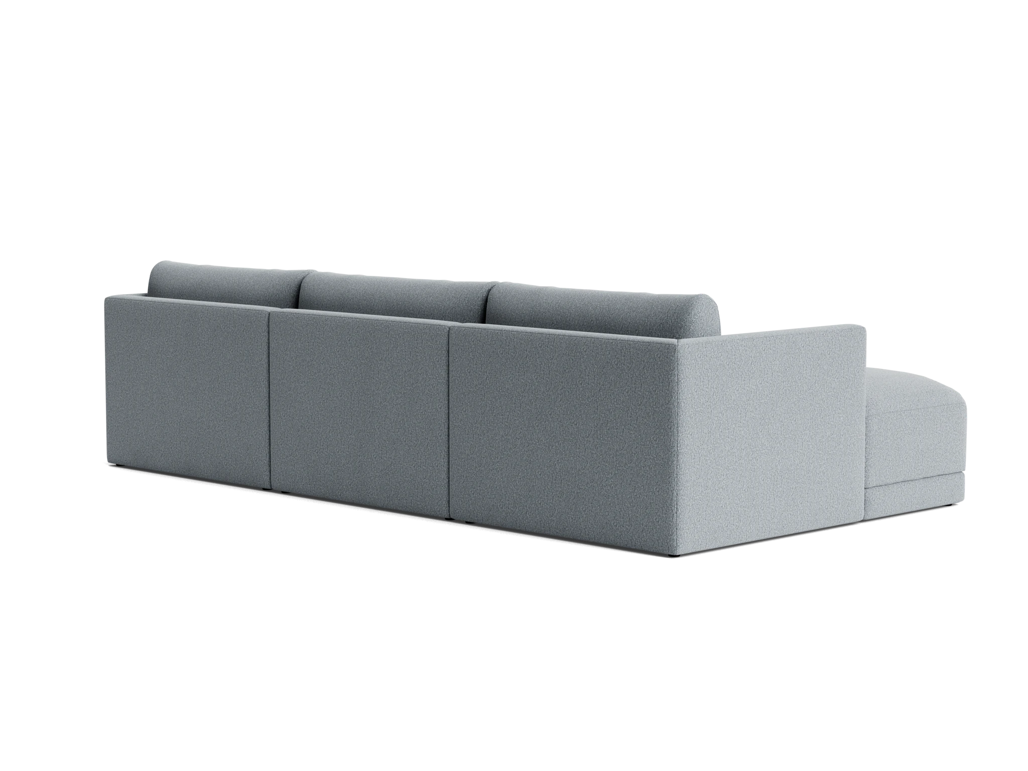 maurice modular chaise sectional synergy pewter