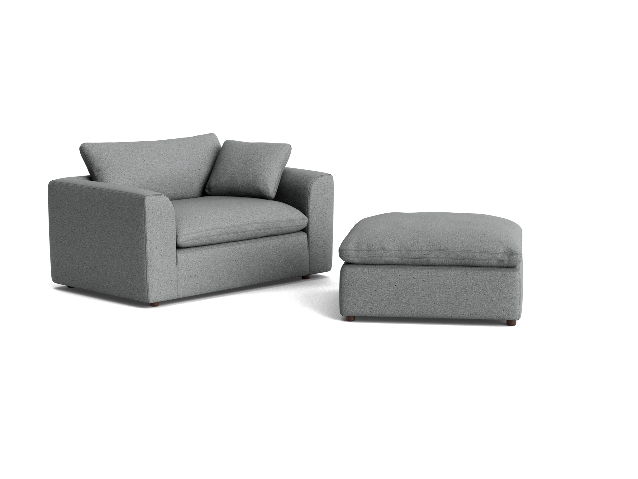 bryant chair and half ottoman essence ash