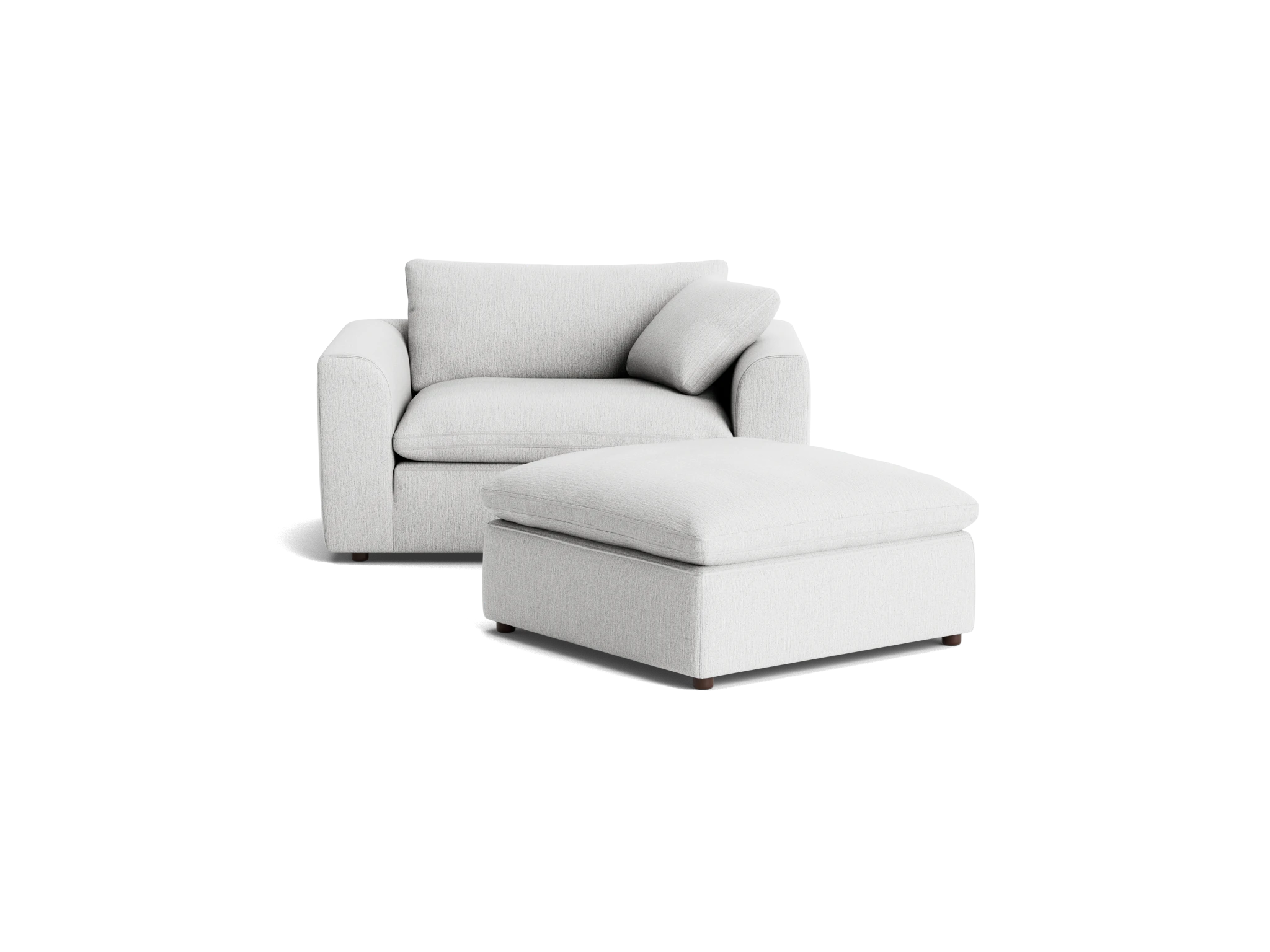 bryant chair and half ottoman sunbrella premier fog