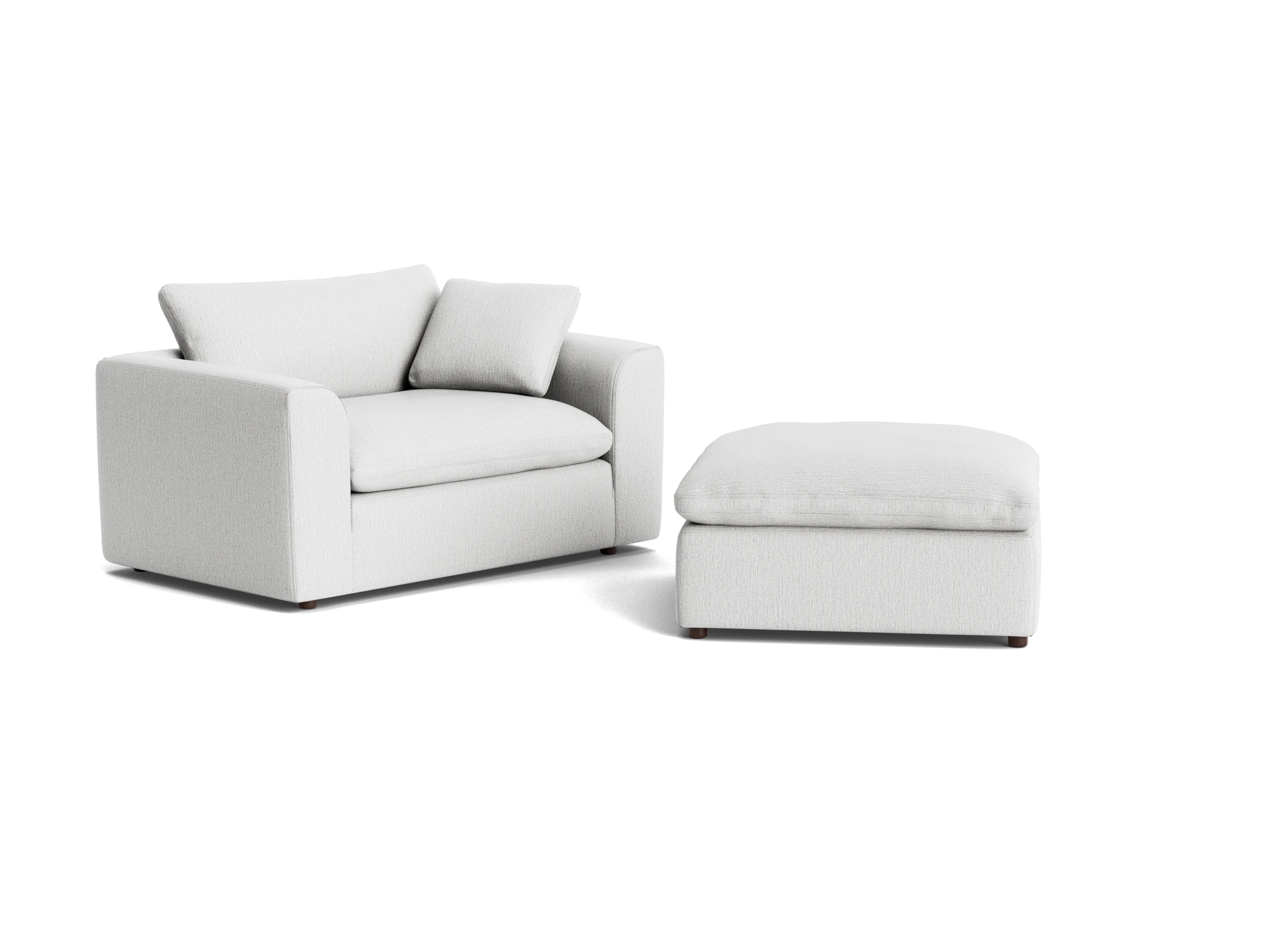 bryant chair and half ottoman sunbrella premier fog