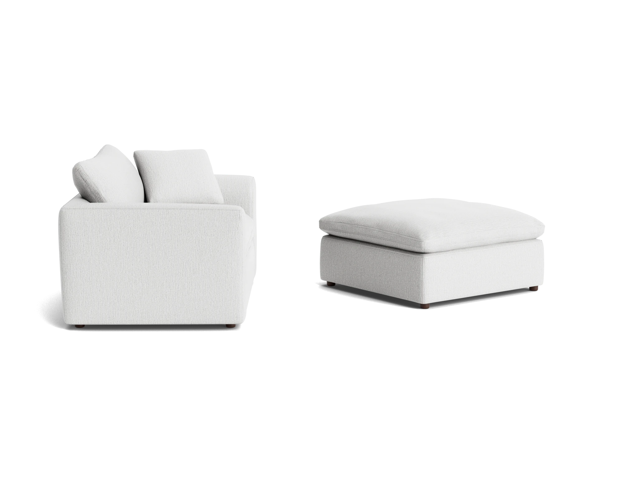 bryant chair and half ottoman sunbrella premier fog