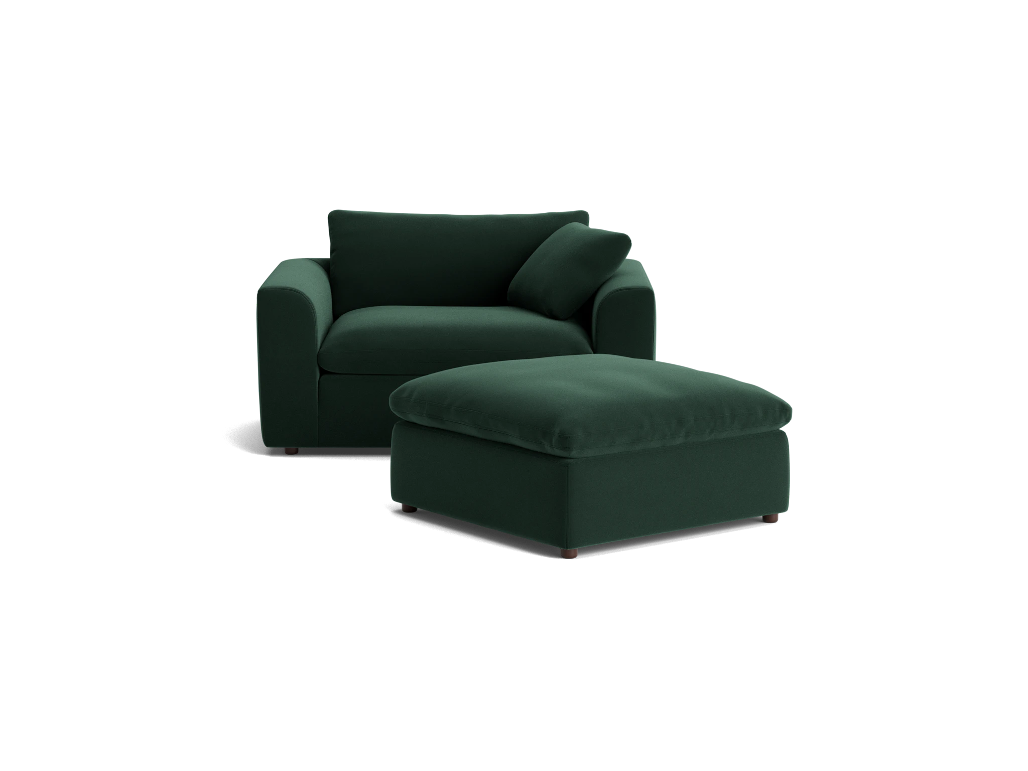 bryant chair and half ottoman royale evergreen