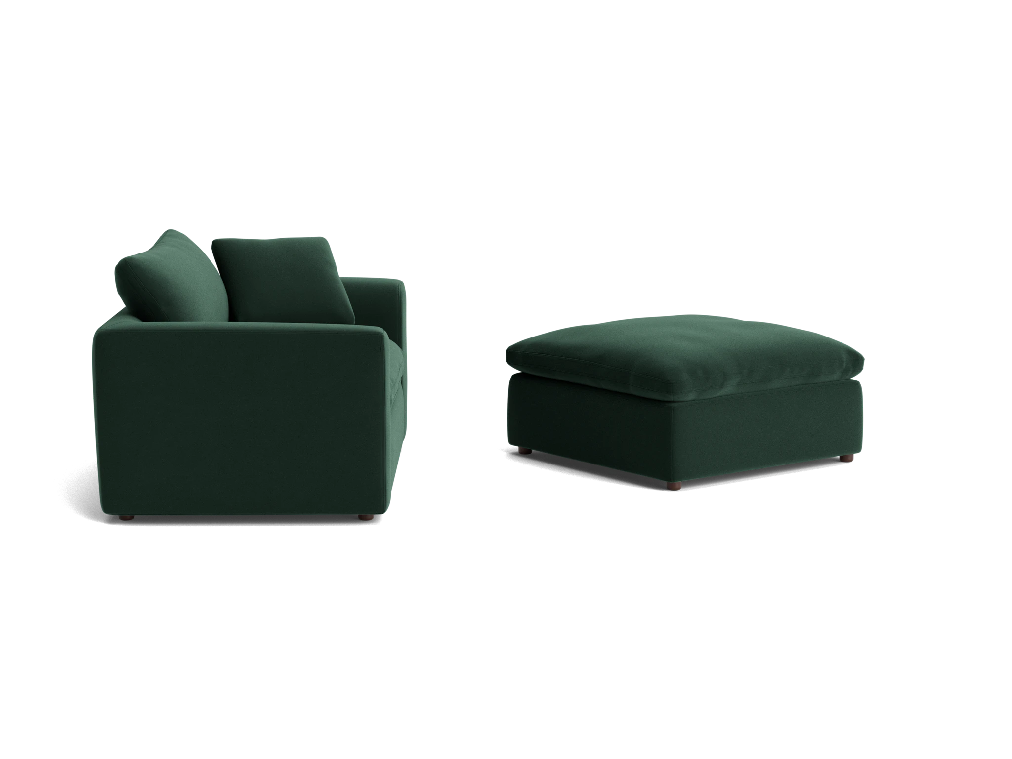 bryant chair and half ottoman royale evergreen