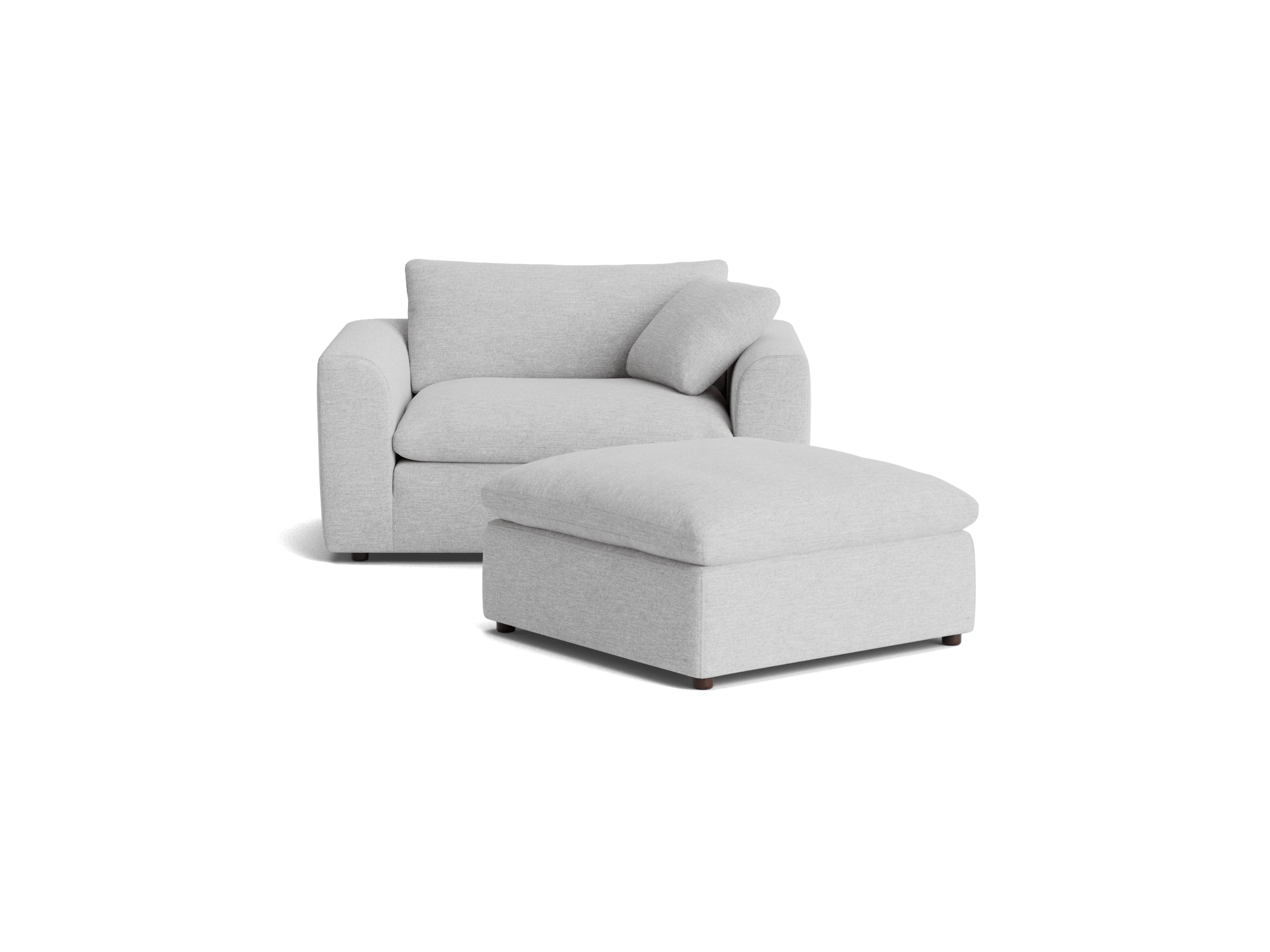 bryant chair and half ottoman milo dove