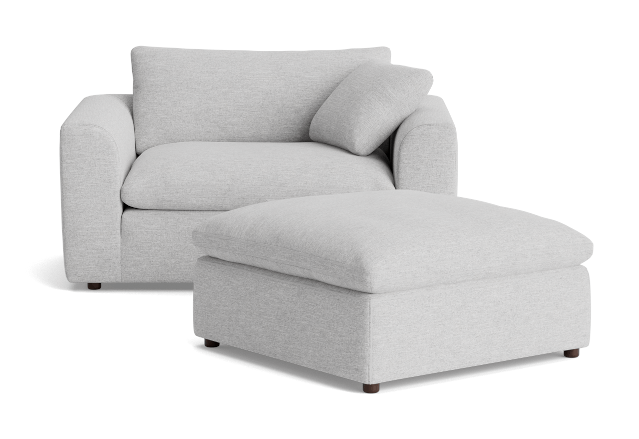 bryant chair and half ottoman milo dove