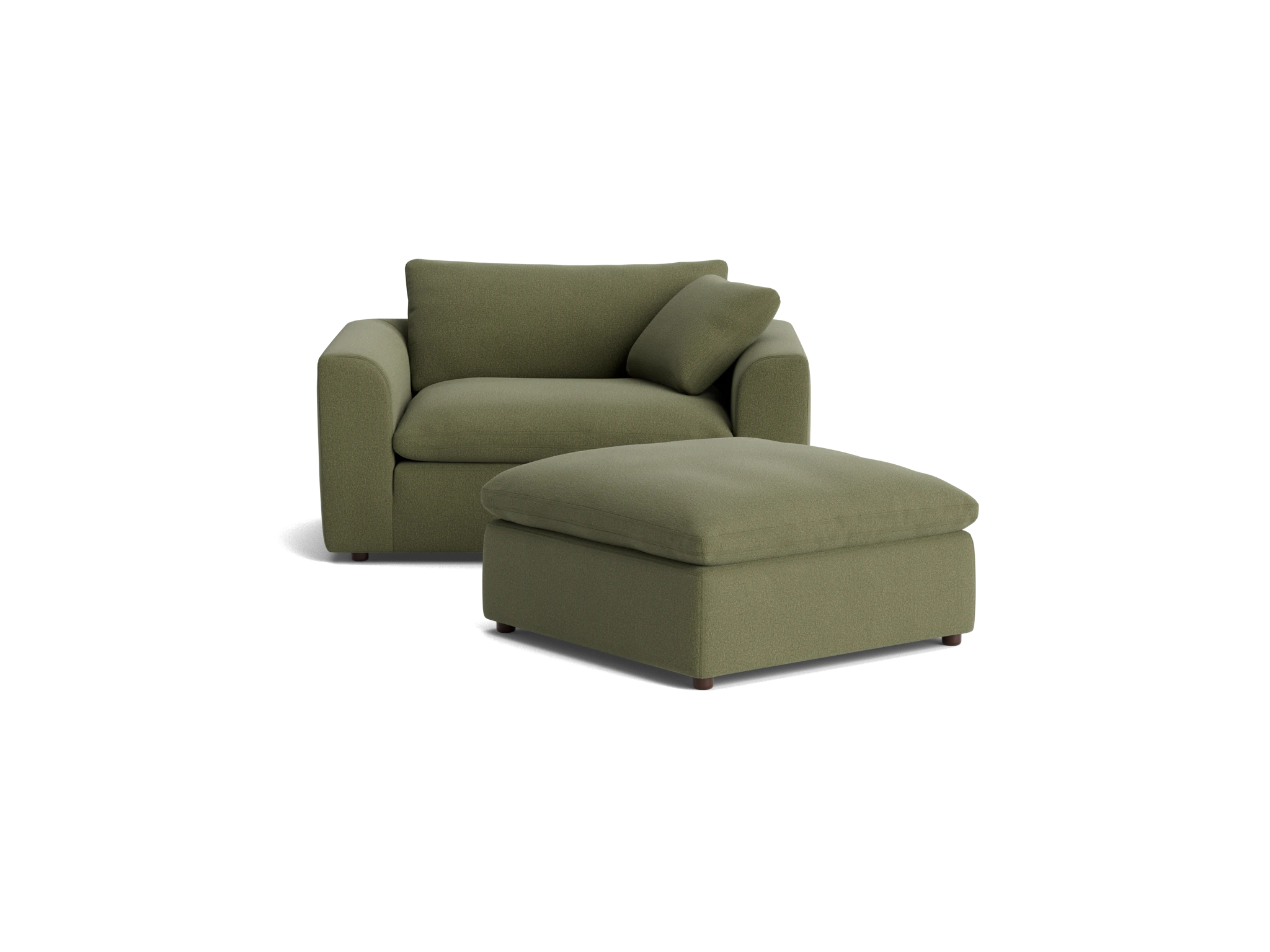 bryant chair and half ottoman faithful olive