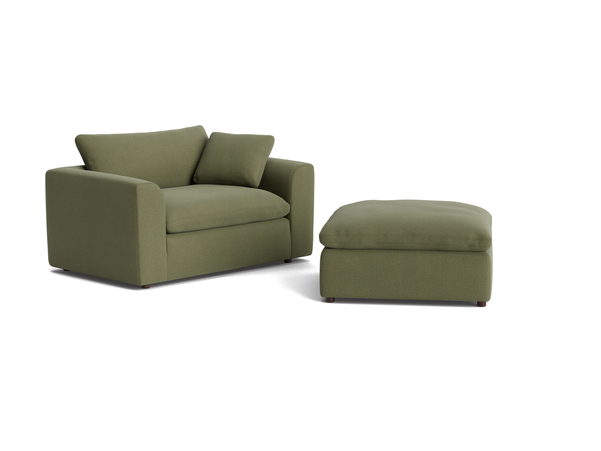 bryant chair and half ottoman faithful olive