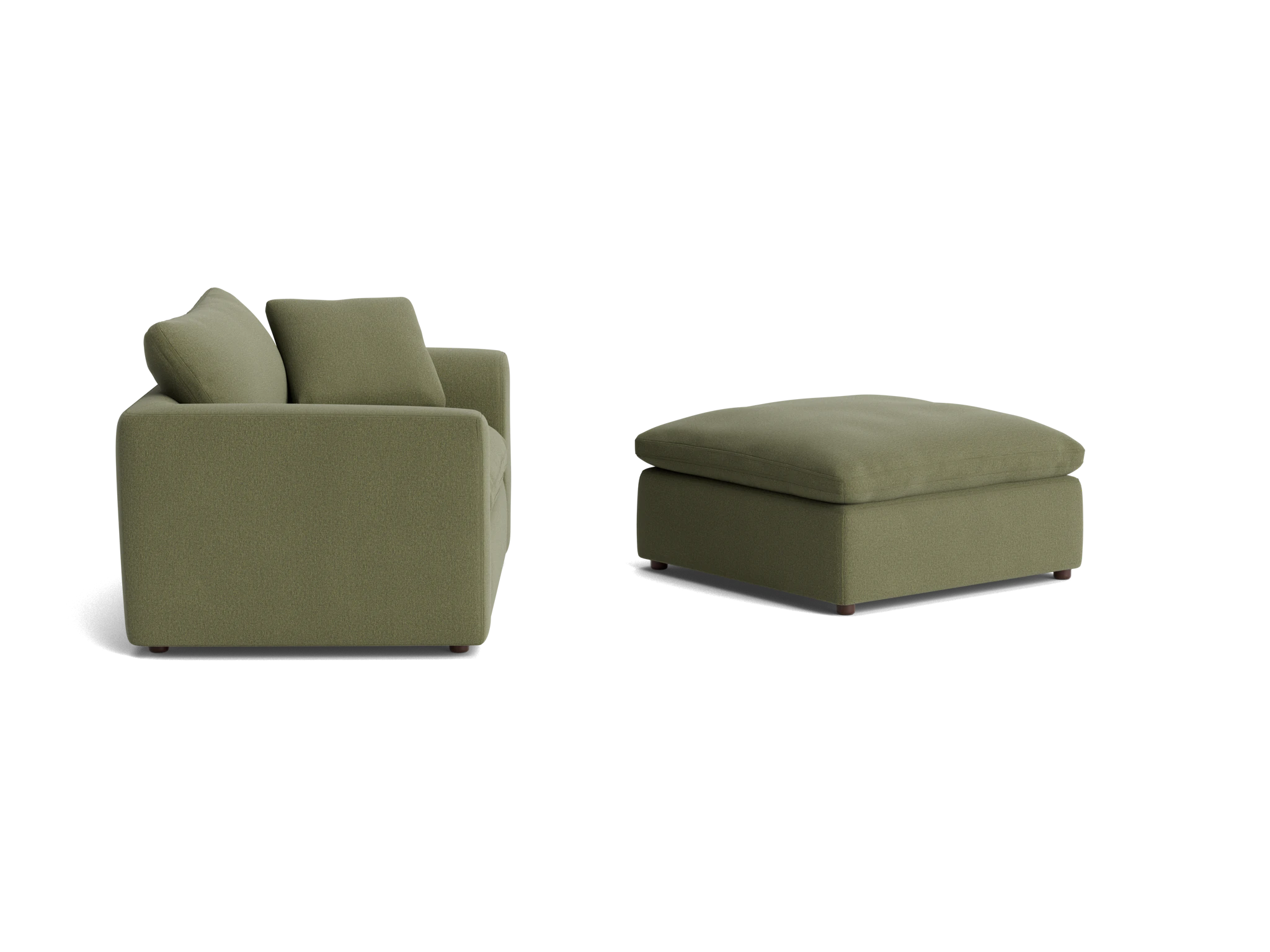 bryant chair and half ottoman faithful olive