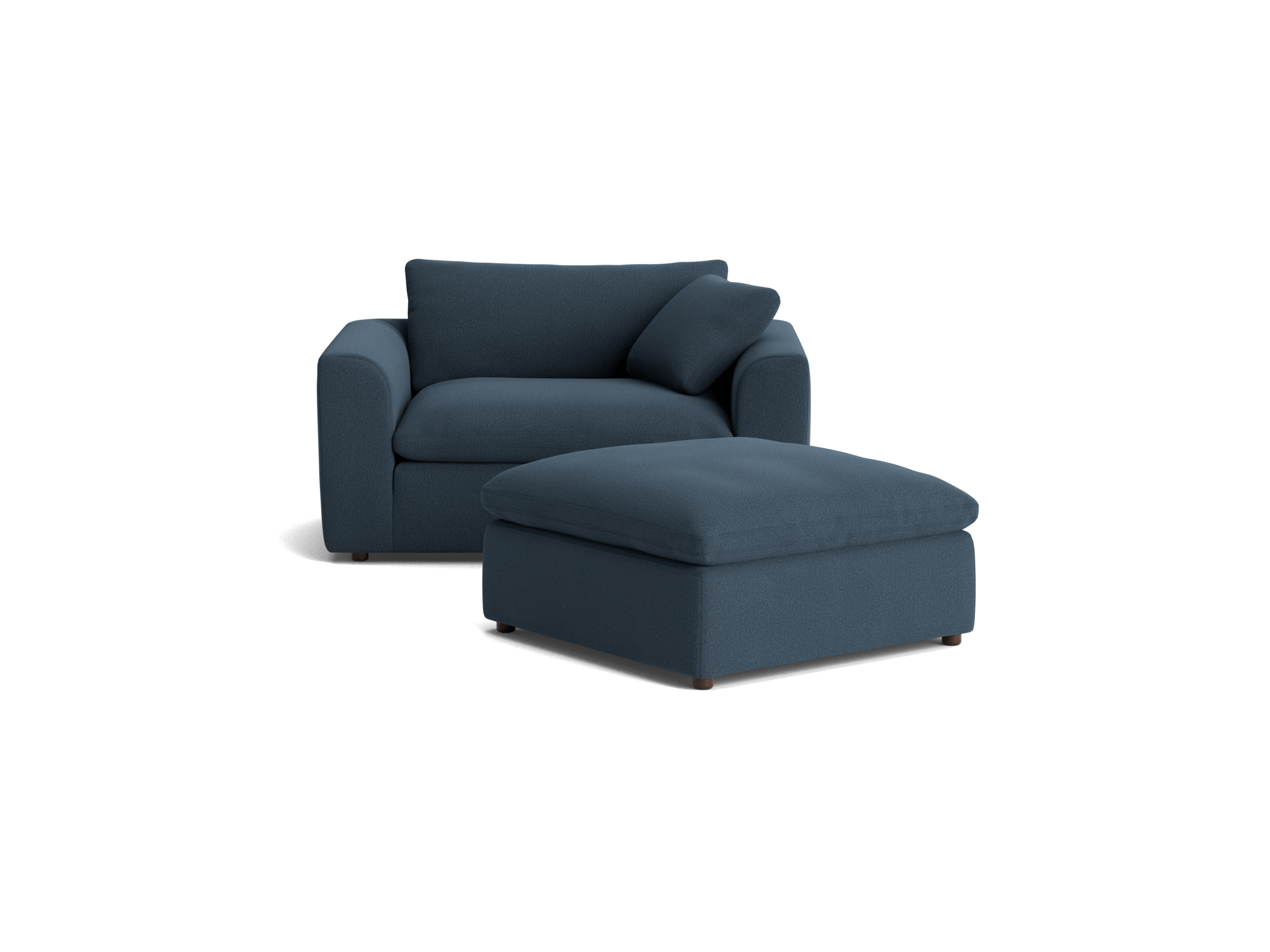 bryant chair and half ottoman faithful indigo