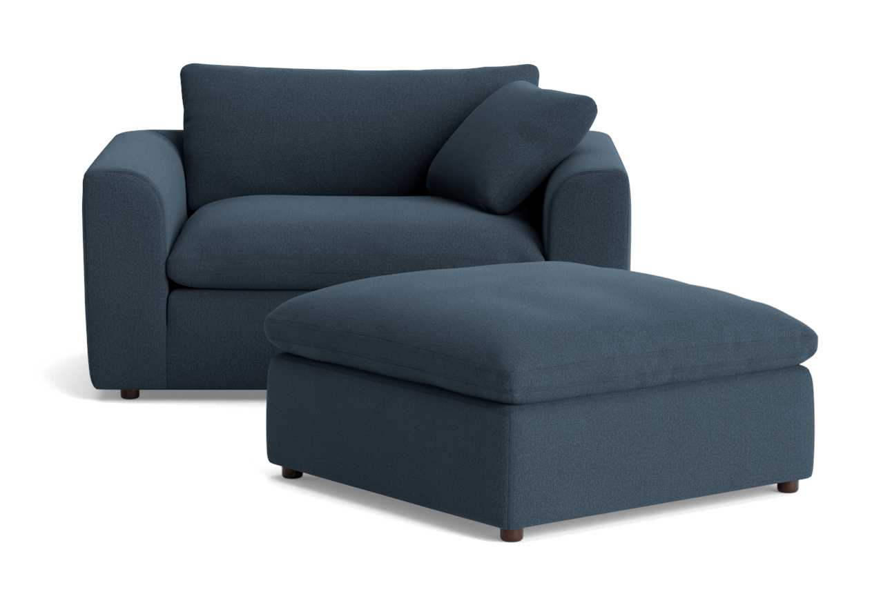 bryant chair and half ottoman faithful indigo