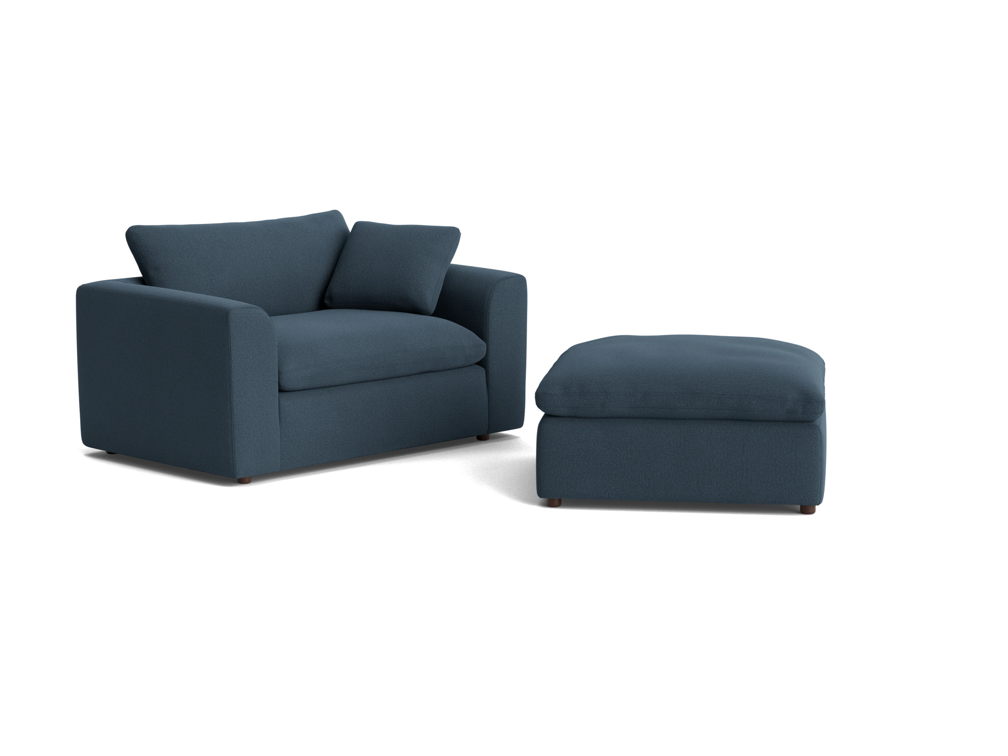 bryant chair and half ottoman faithful indigo