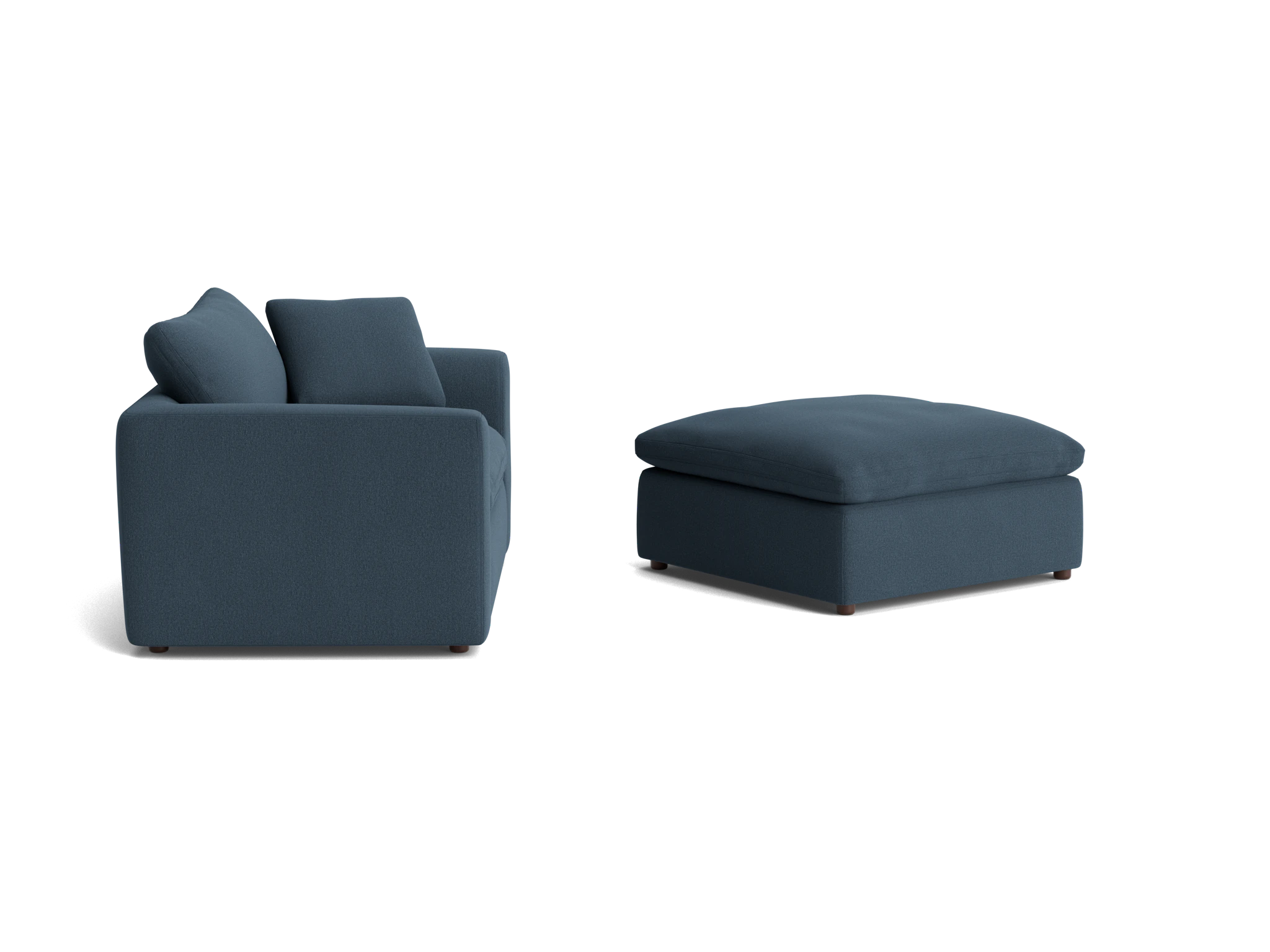 bryant chair and half ottoman faithful indigo