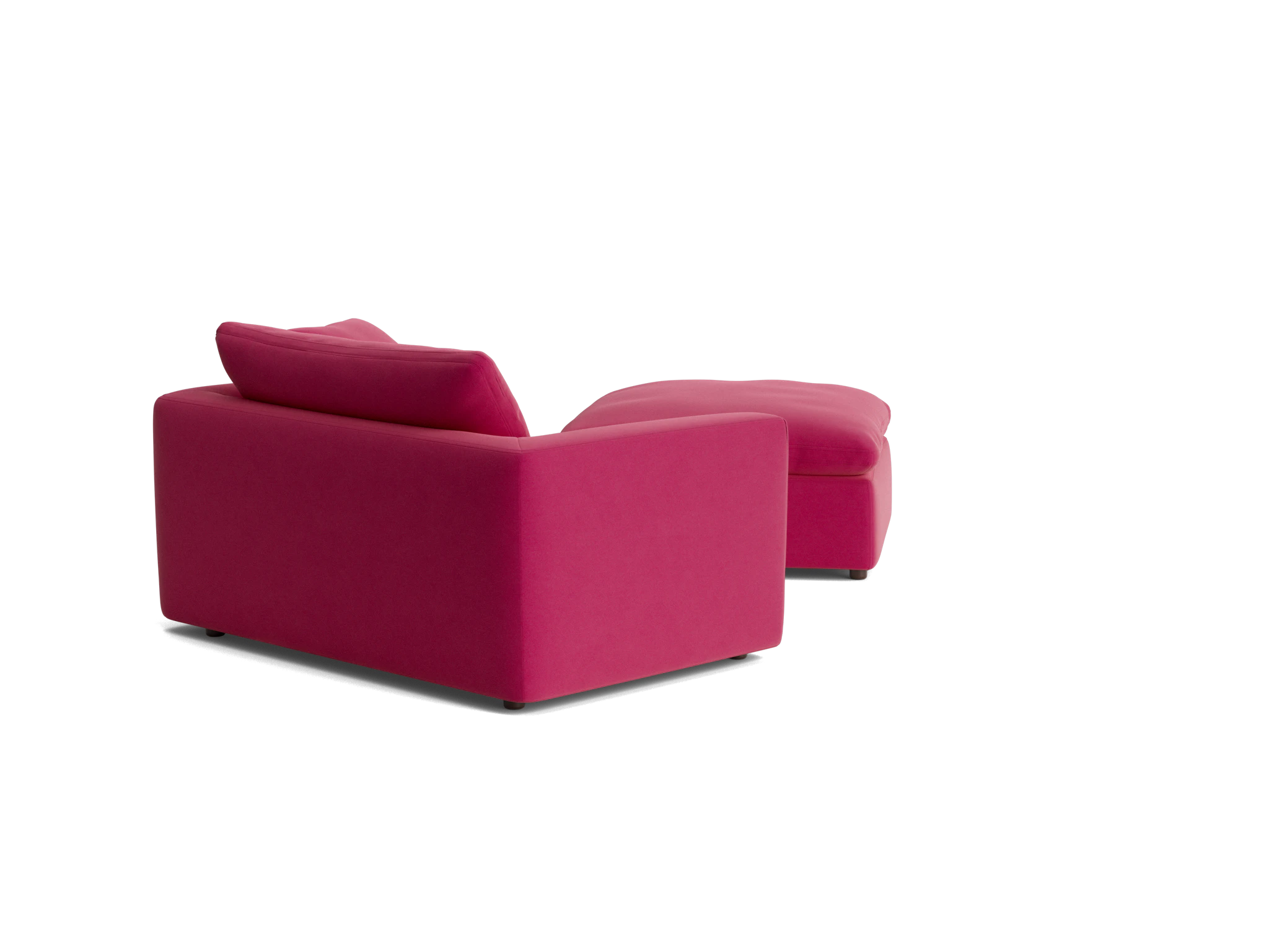 bryant chair and half ottoman royale berry