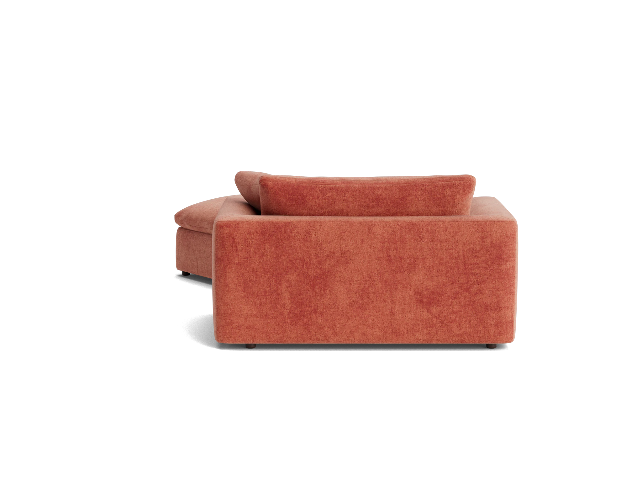 bryant chair and half ottoman plush terra rose