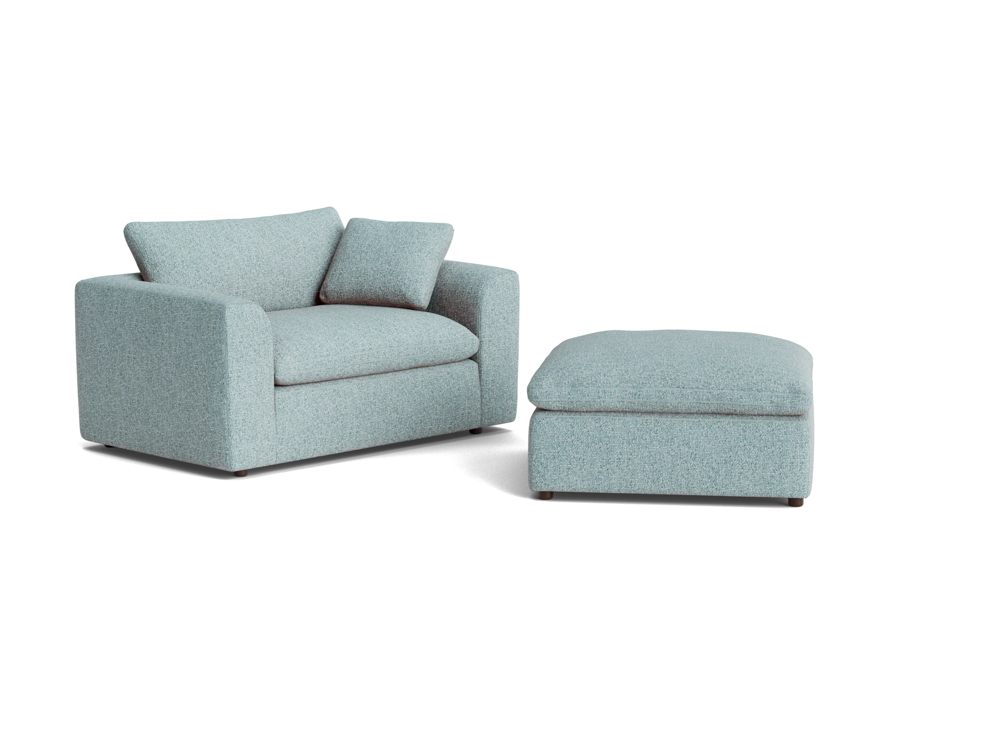 bryant chair and half ottoman bungalow slate