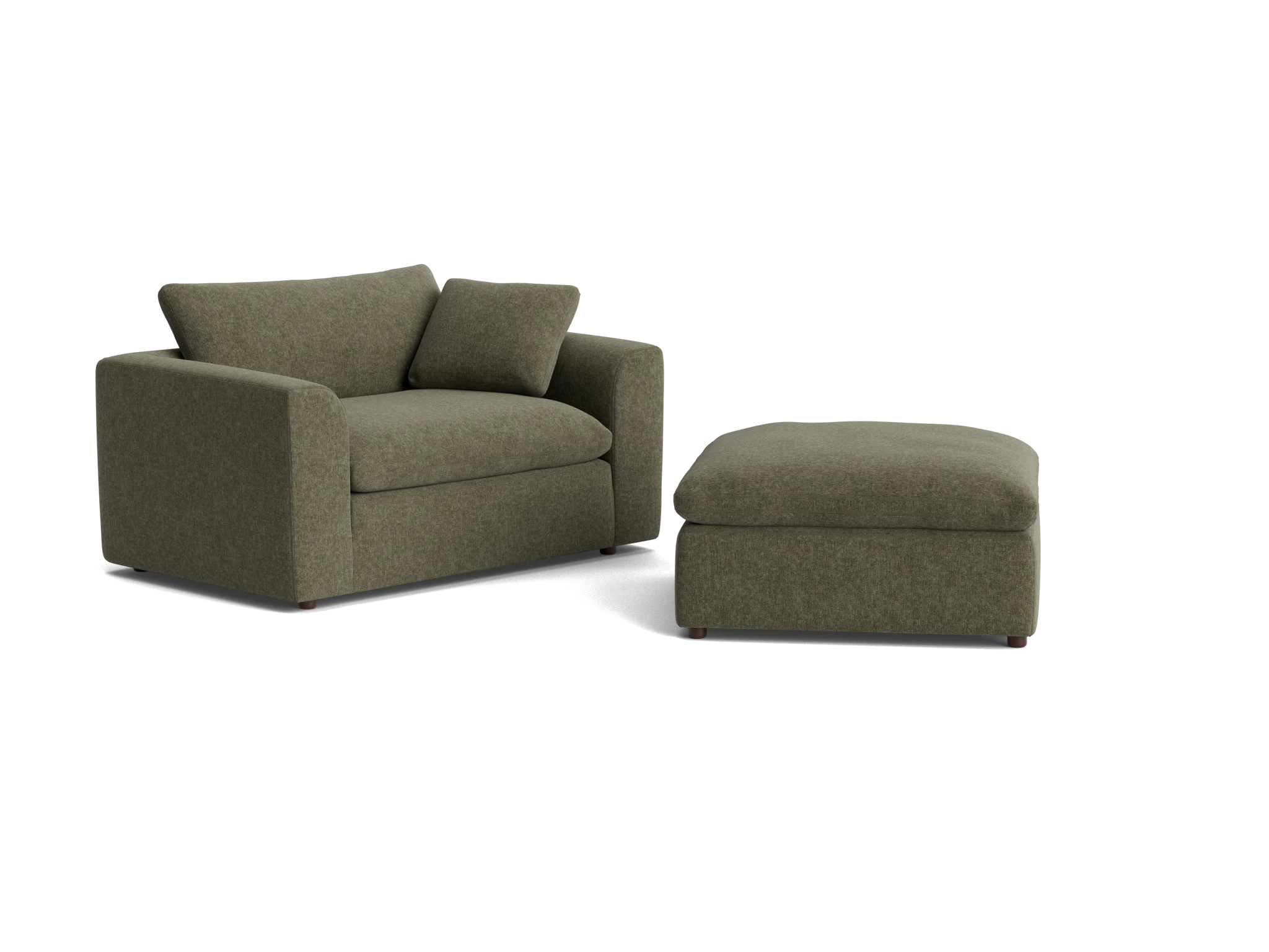 bryant chair and half ottoman kenley spruce